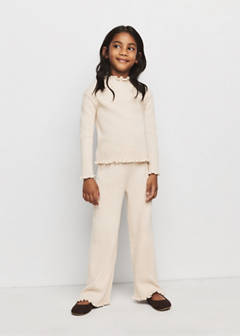 Ribbed cotton-blend sweater — Beige 2