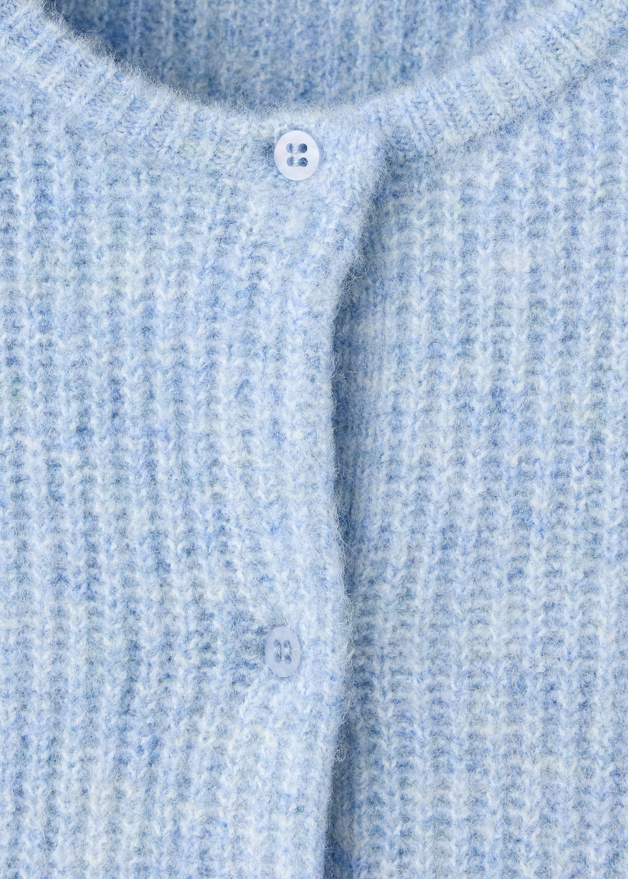 Buttoned knit cardigan - Details of the article 8