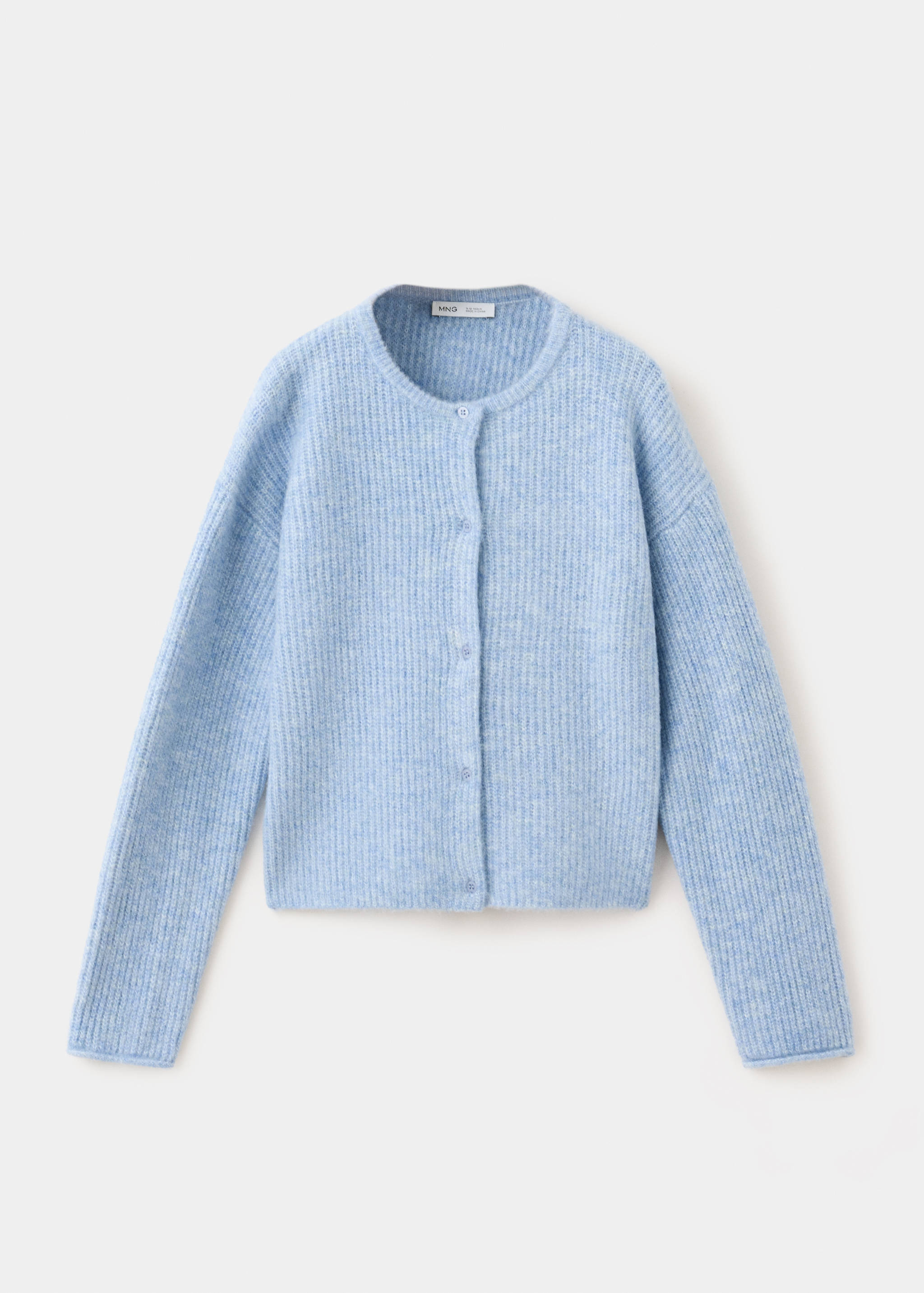 Buttoned knit cardigan - Article without model