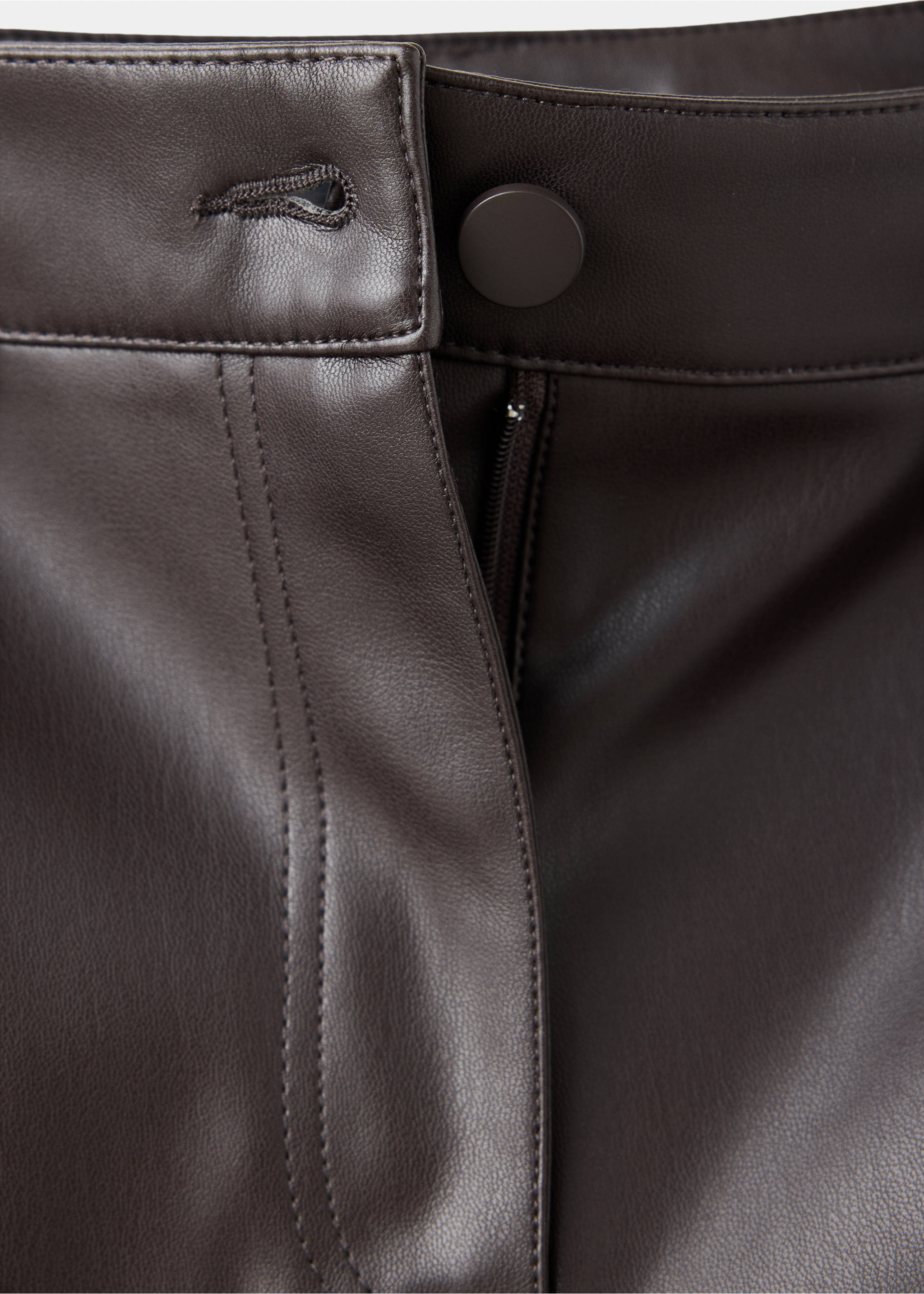 Trousers connie - Details of the article 8, Chocolate. Ref: 37045163-00.