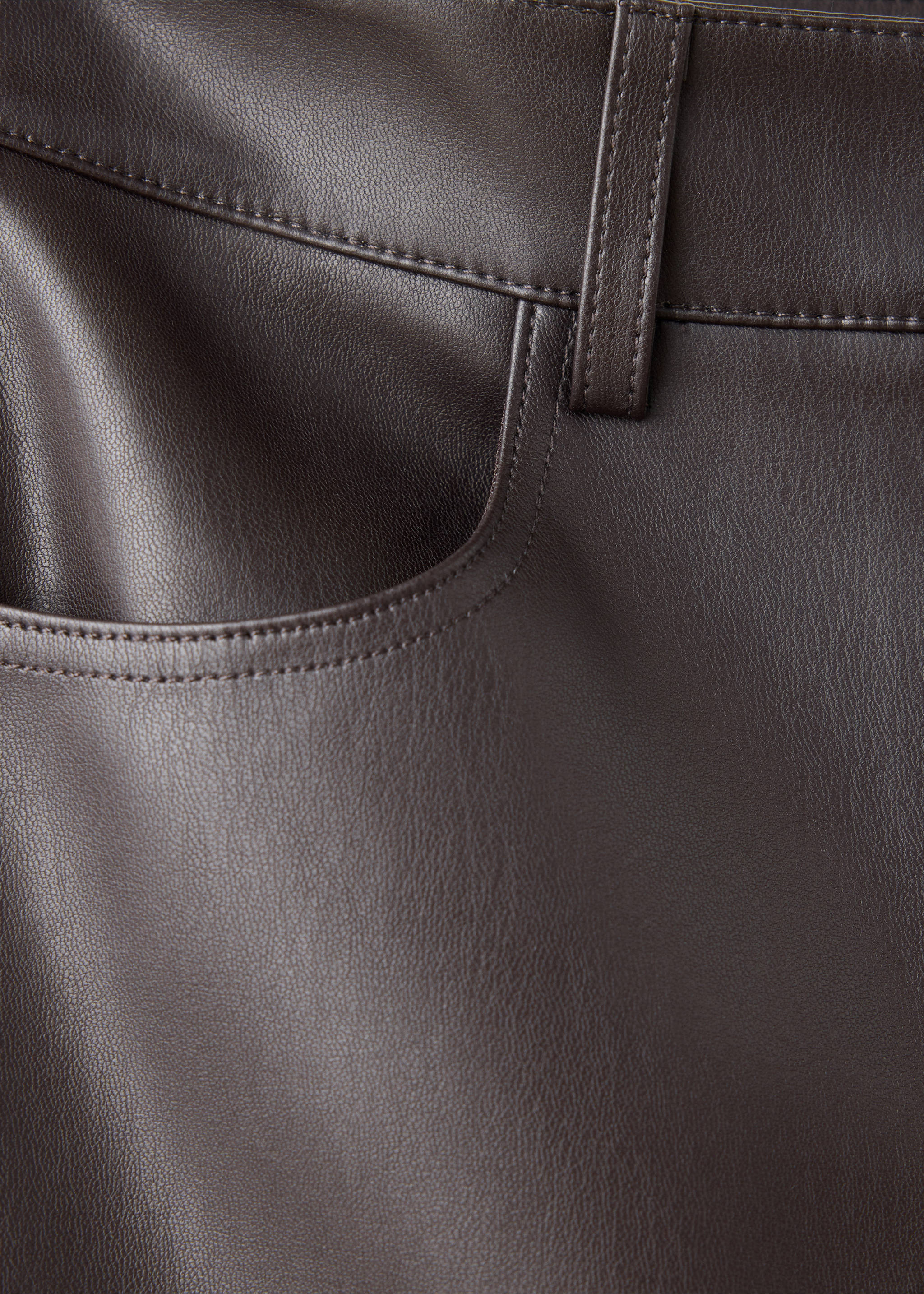 Trousers connie - Details of the article 0, Chocolate. Ref: 37045163-00.