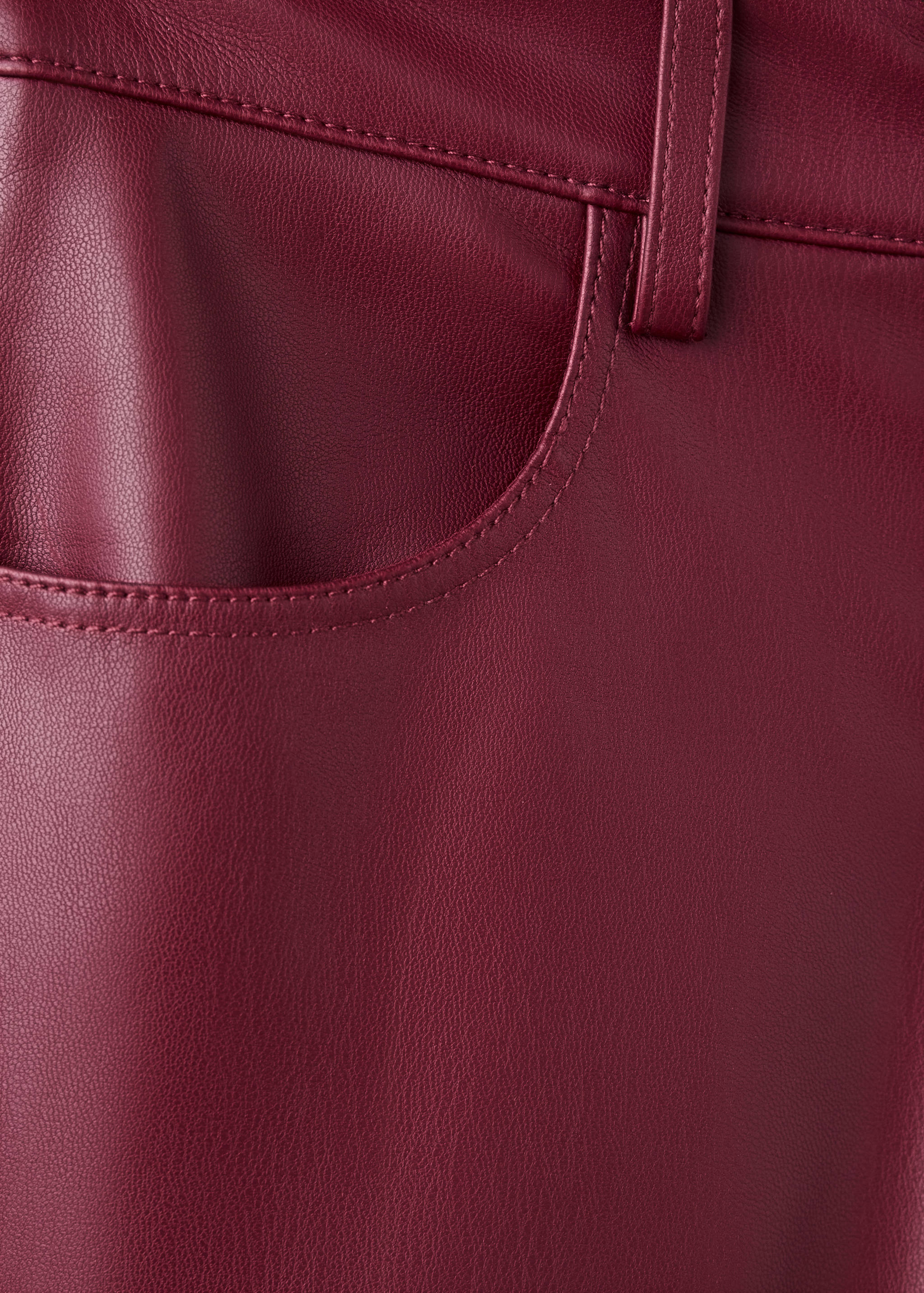 Faux-leather flared trousers - Details of the article 8
