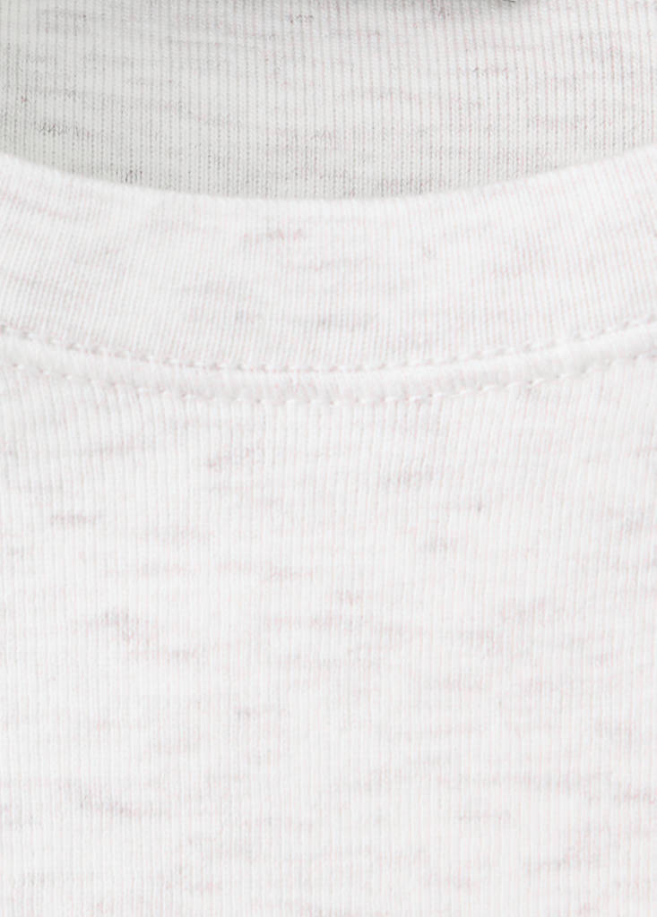 Slim-fit short-sleeved T-shirt — Light Heather Grey