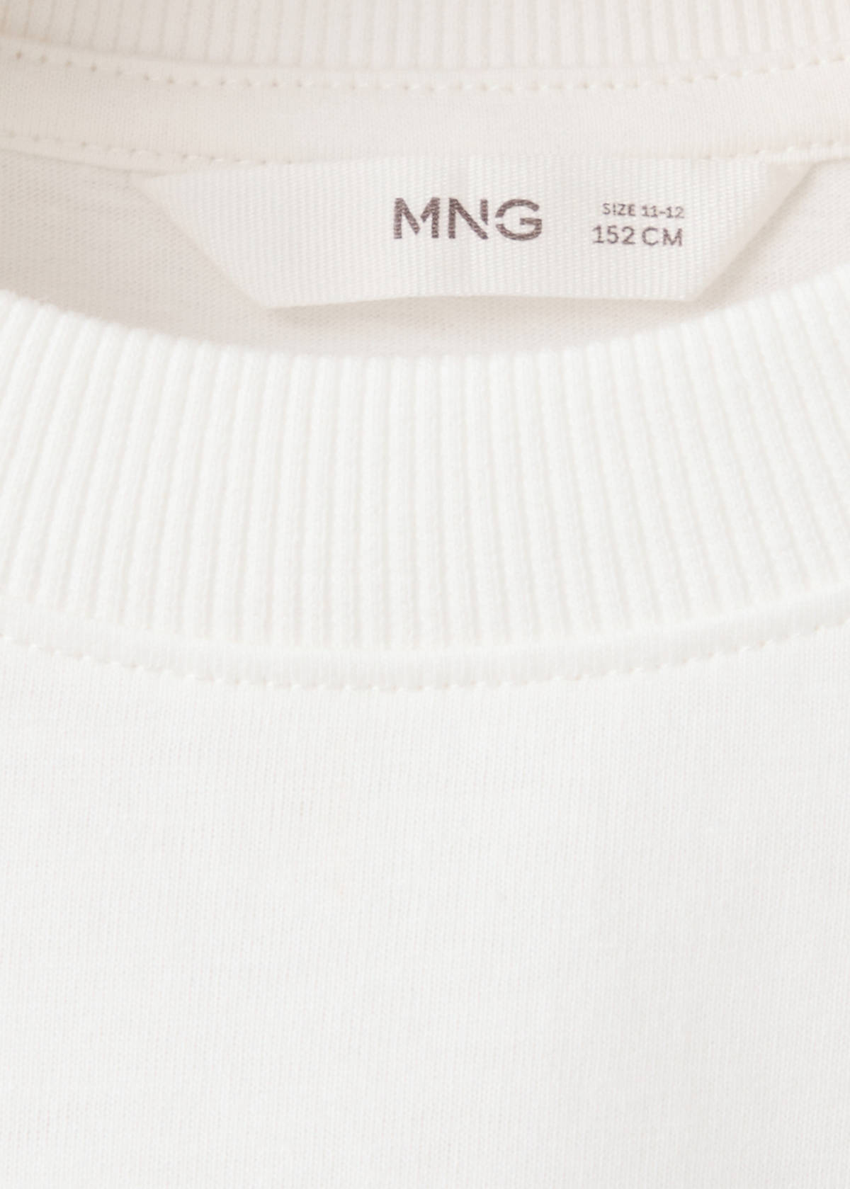Printed detail T-shirt — Off White