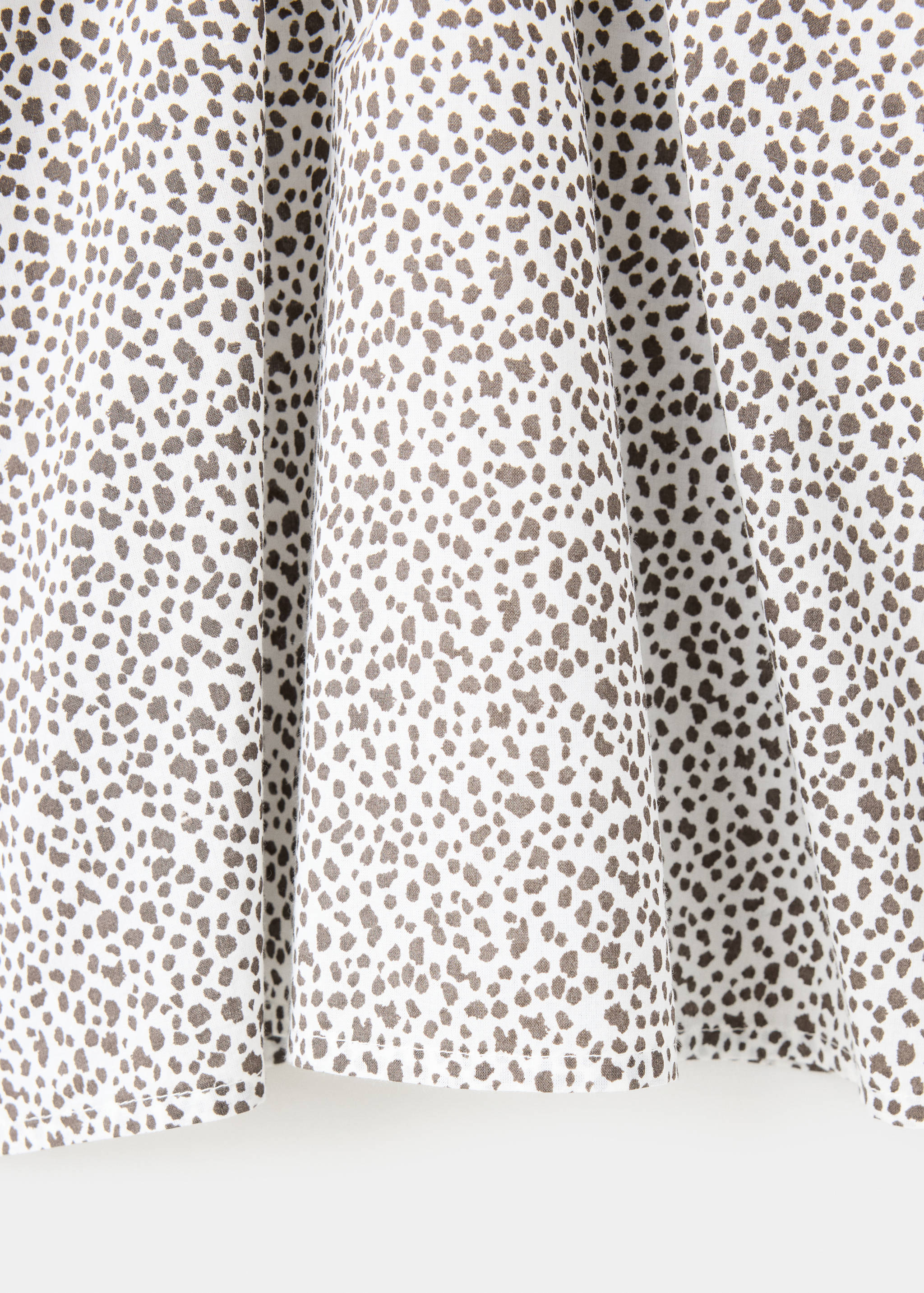 Chemisier en coton à imprimé animal - Détail de l'article 0