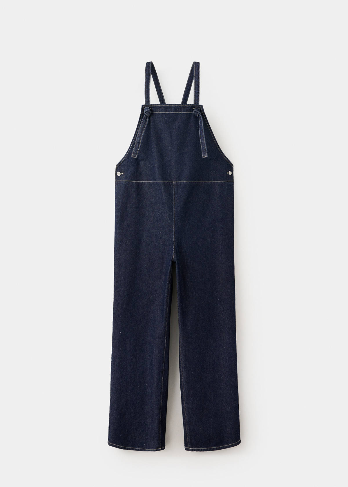Maternity denim dungarees — Open Blue