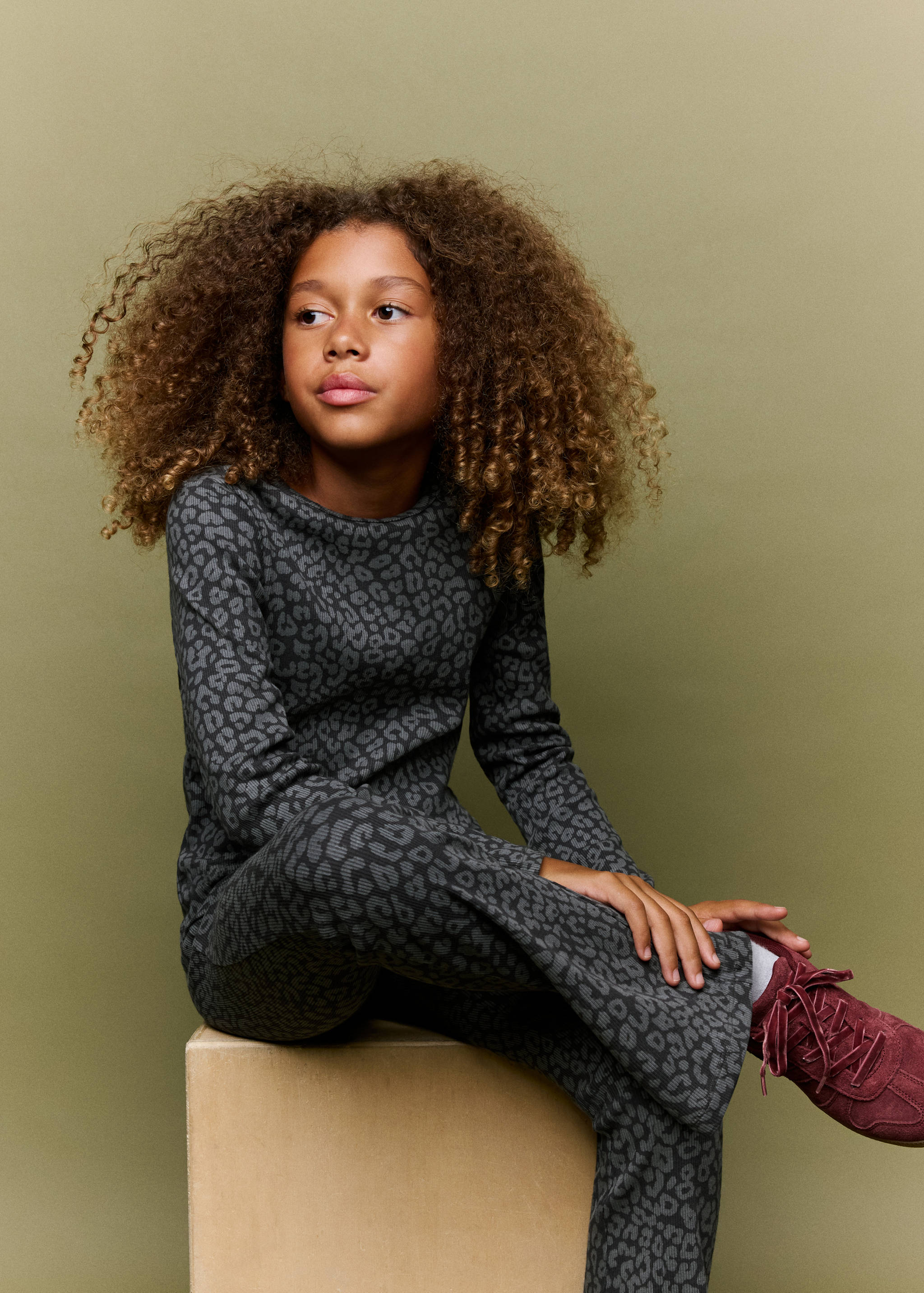 Leggings flare imprimé animal - Plan moyen