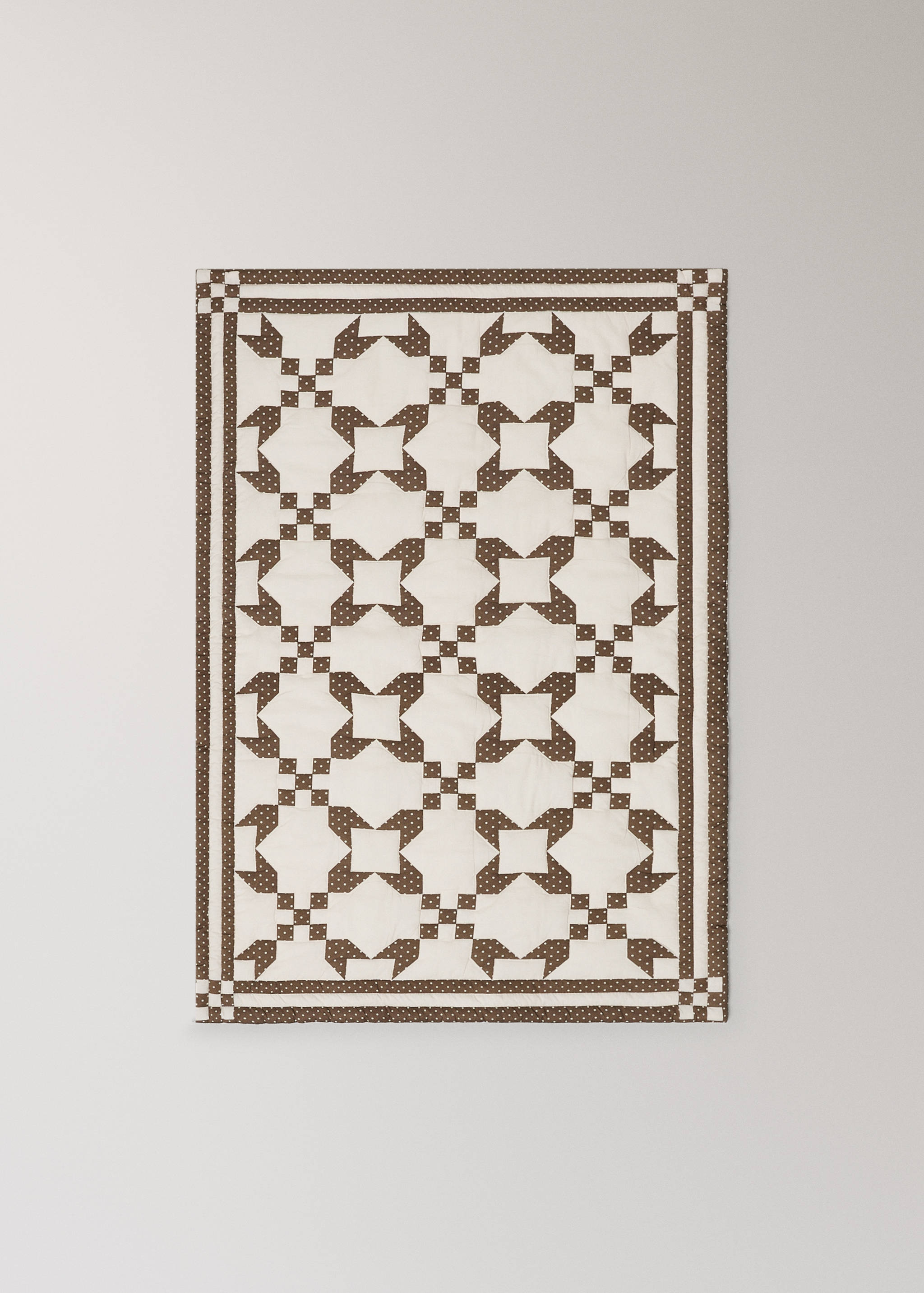 100% cotton geometric cot duvet - Details of the article 2
