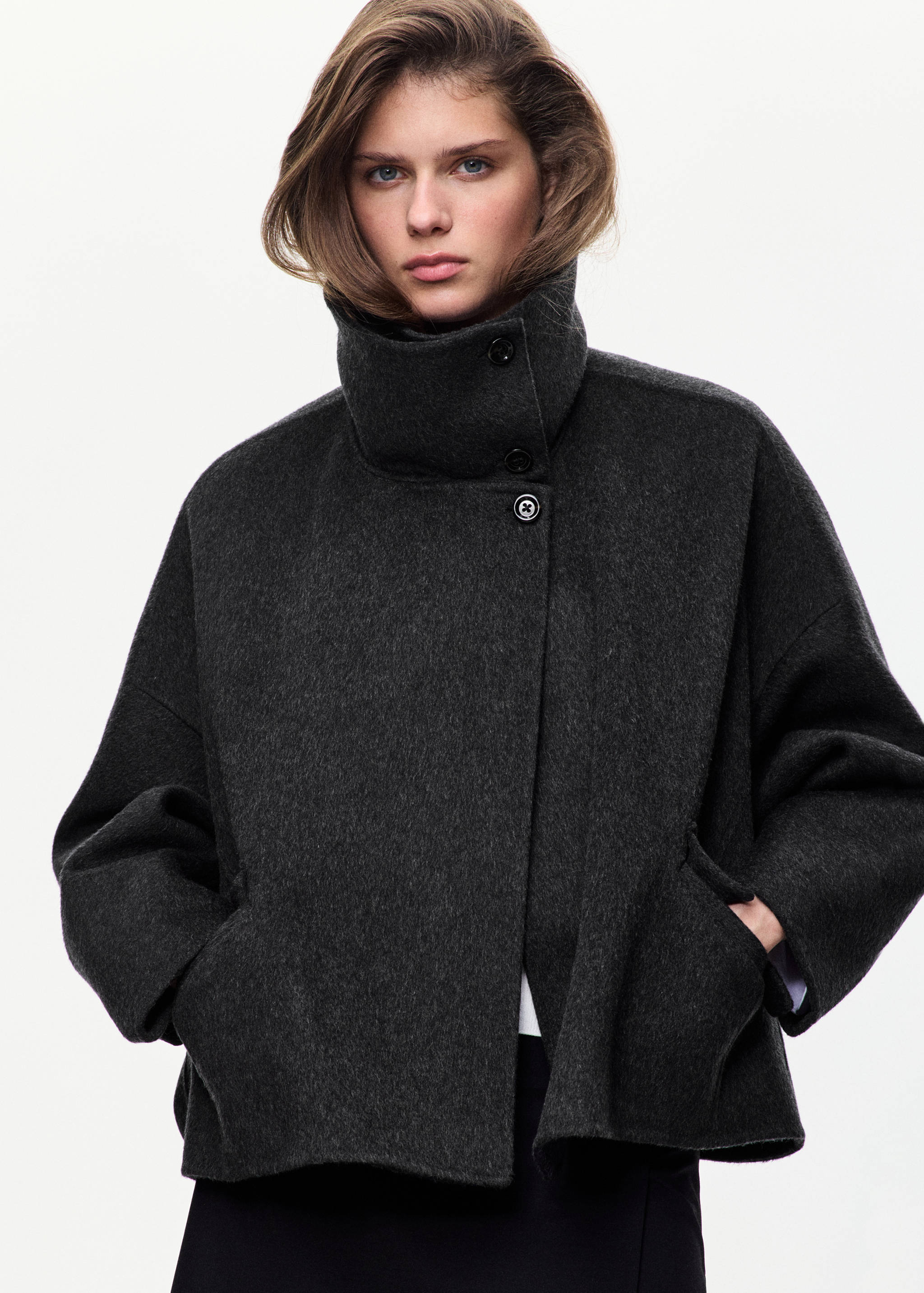 Veste laine col cheminée - Détail de l'article 4