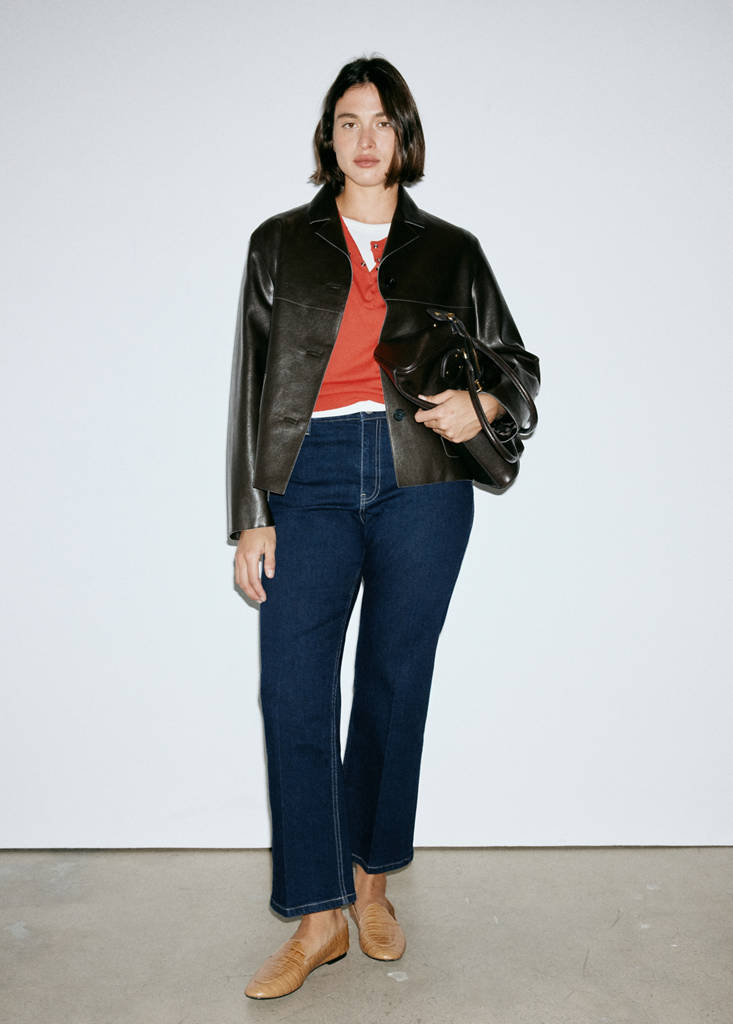 Sienna flared cropped jeans — Open Blue