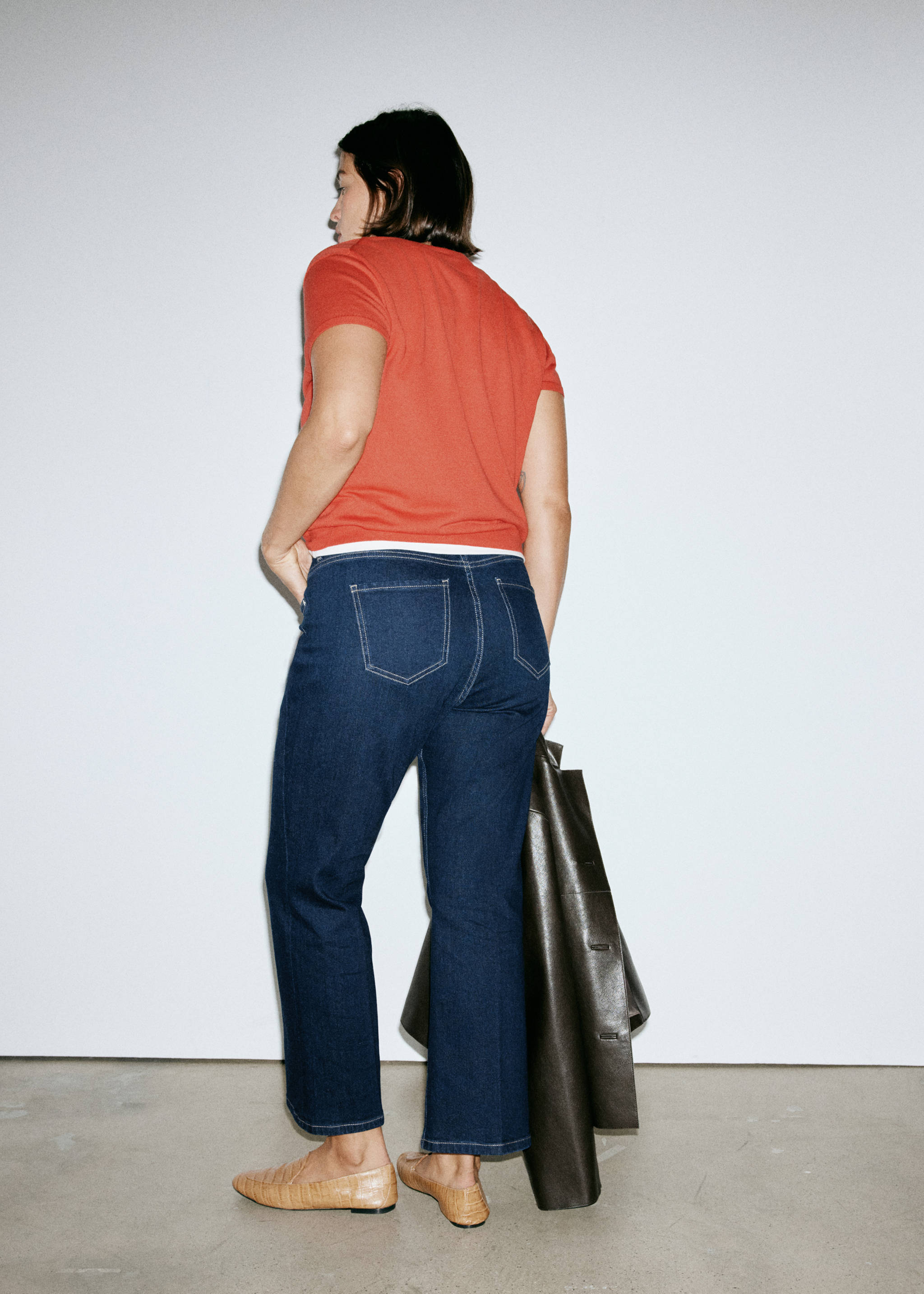 Sienna flared cropped jeans - Details of the article 4