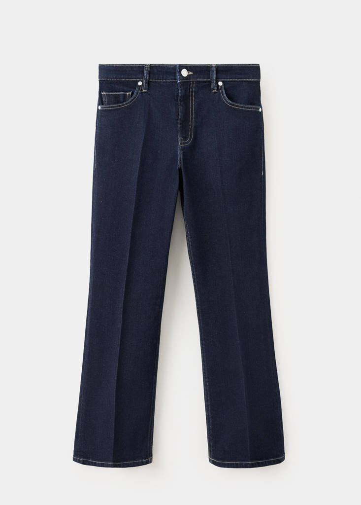 Sienna flared cropped jeans — Open Blue