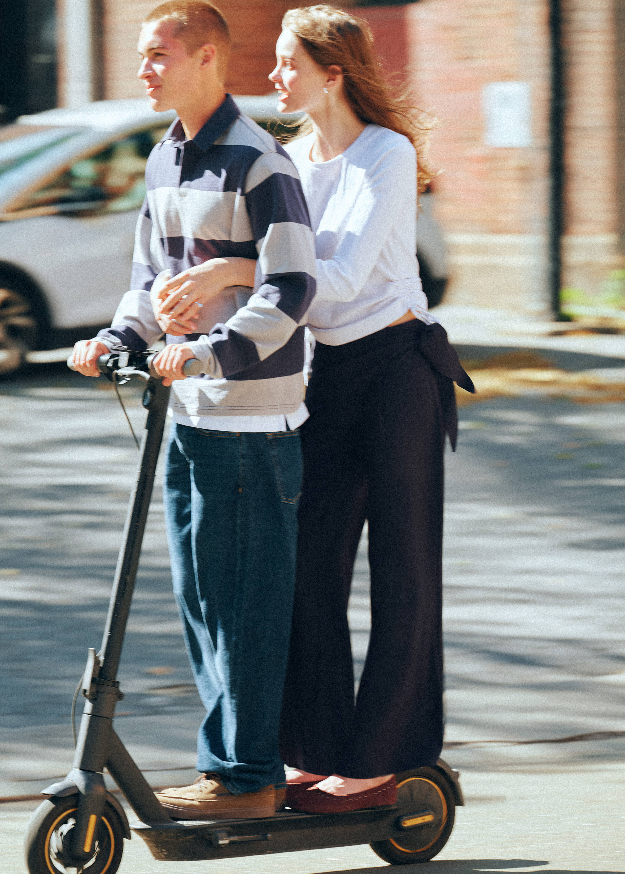 Pinstripe bandana trousers - Details of the article 1