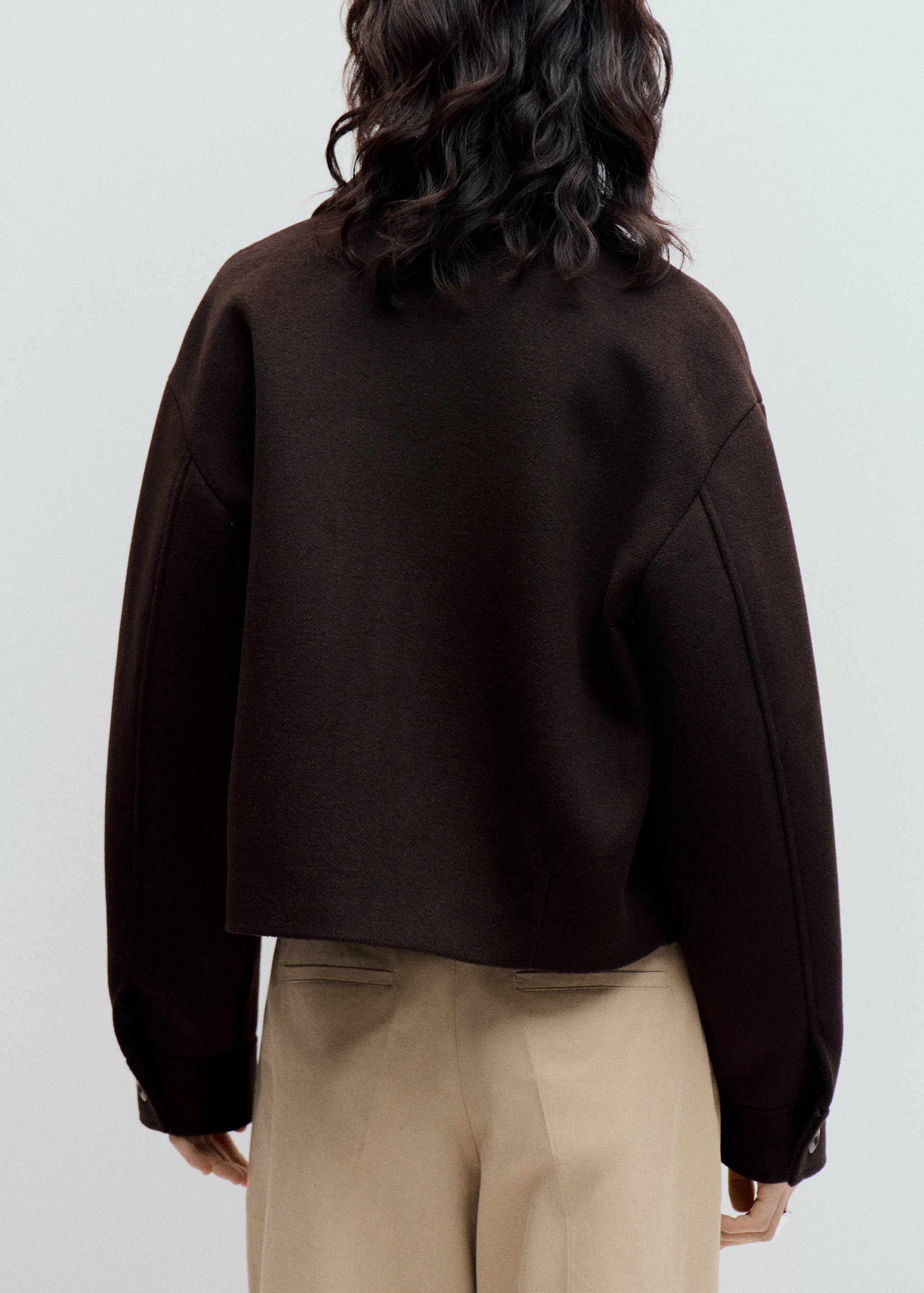 Chaqueta bomber lana - Reverso del artículo