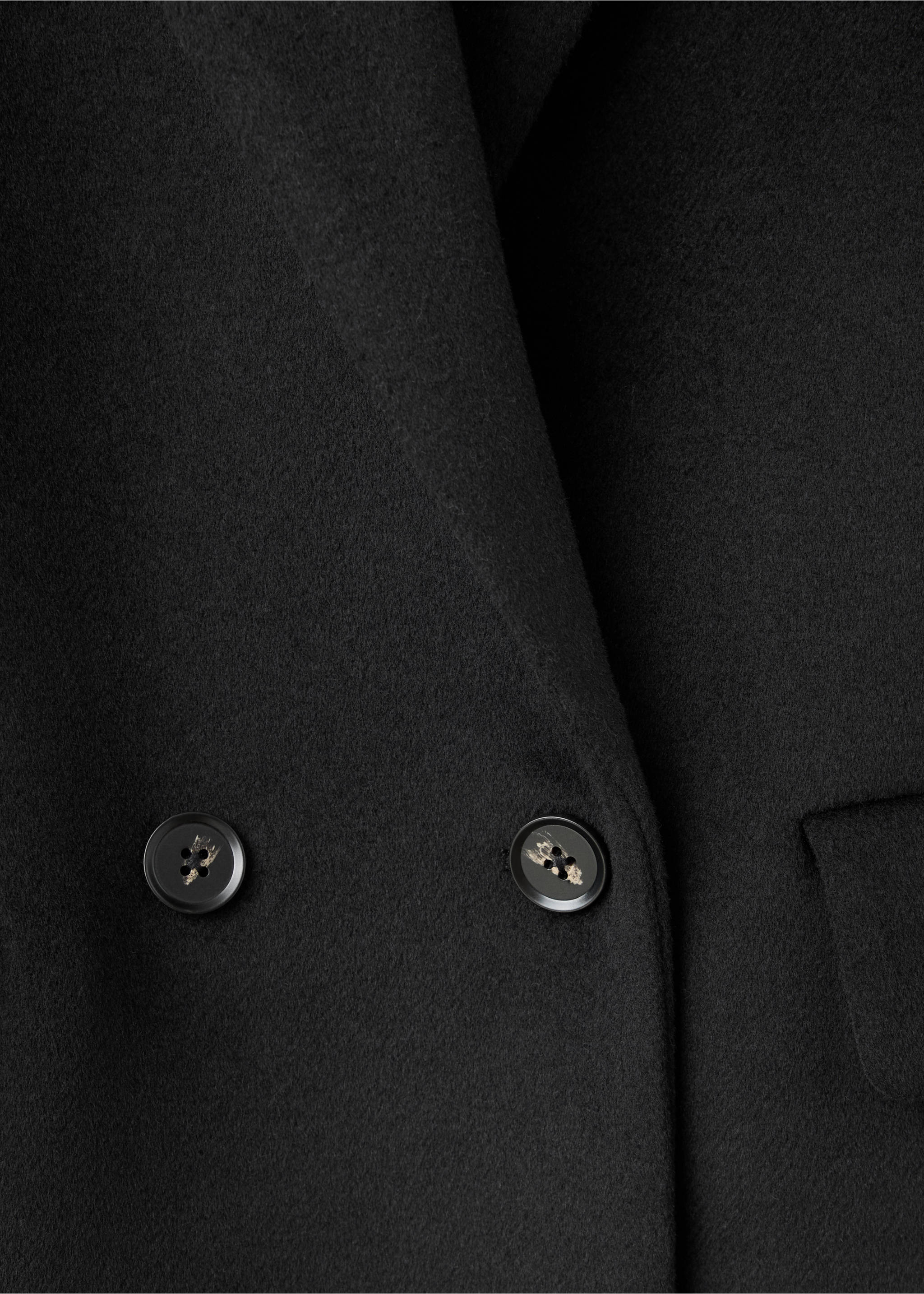 Coat dali - Details of the article 0, Black. Ref: 37045846-00.