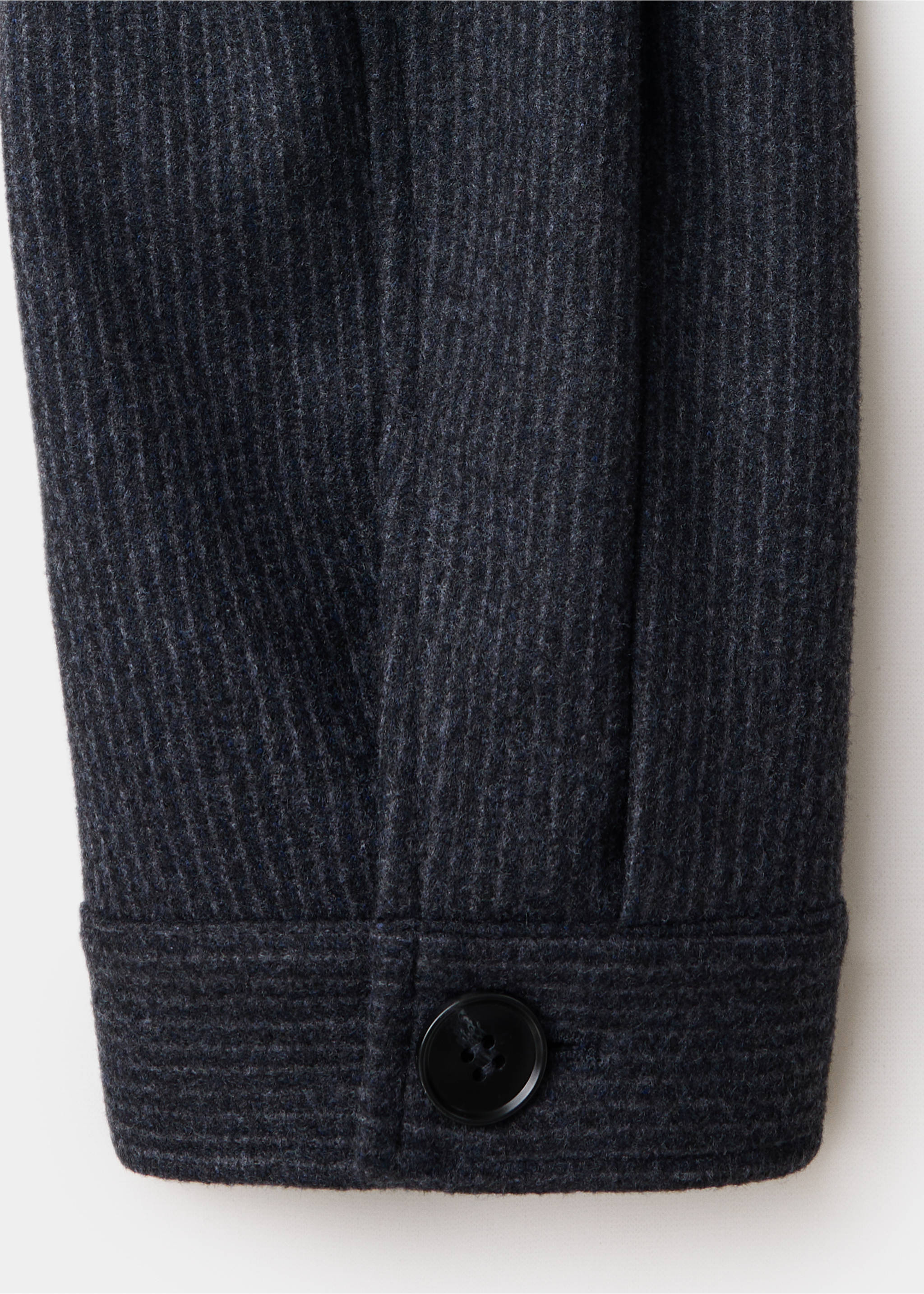 Bomber-style coat - Details of the article 0, Navy. Ref: 37045848-00.