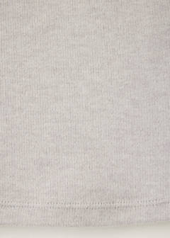 High-neck ruched T-shirt — Sand 8