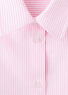 Striped cotton shirt — Pink 6