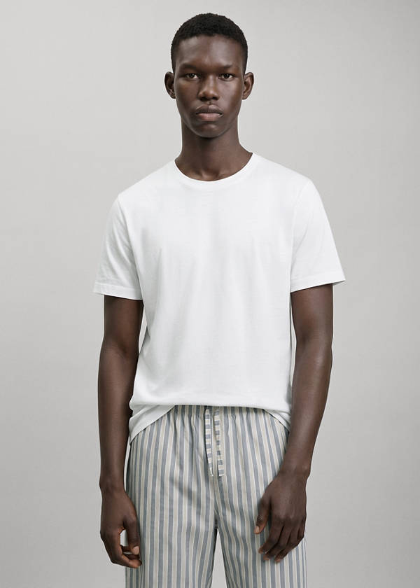 Striped pyjama set — Off White