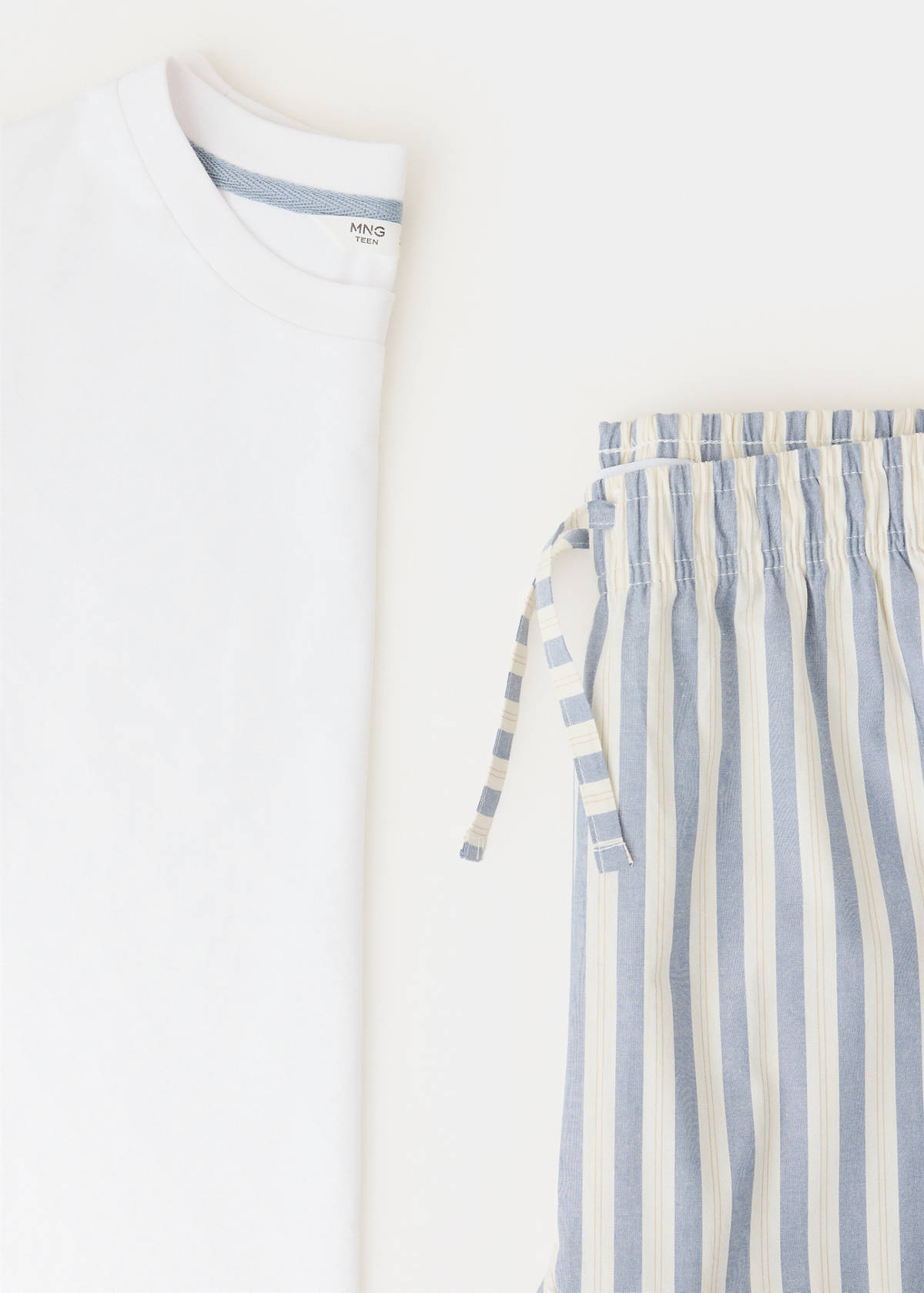 Striped pyjama set — Off White