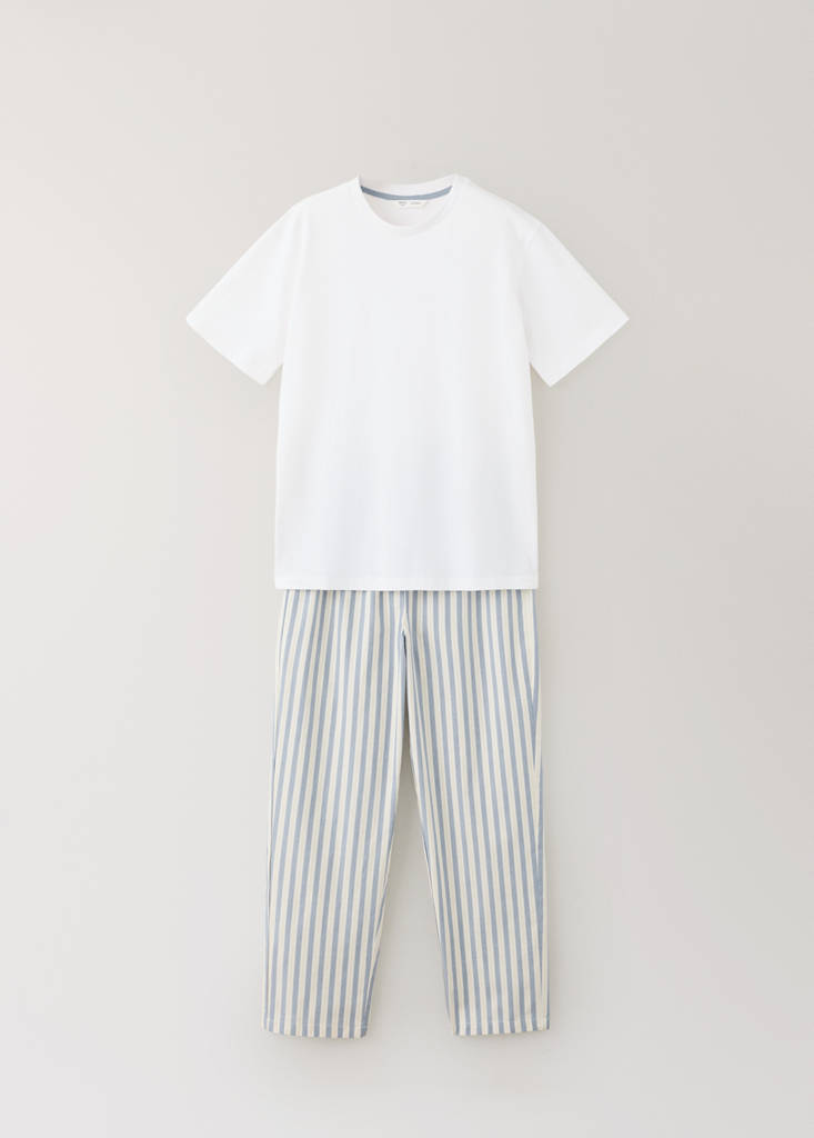 Striped pyjama set — Off White