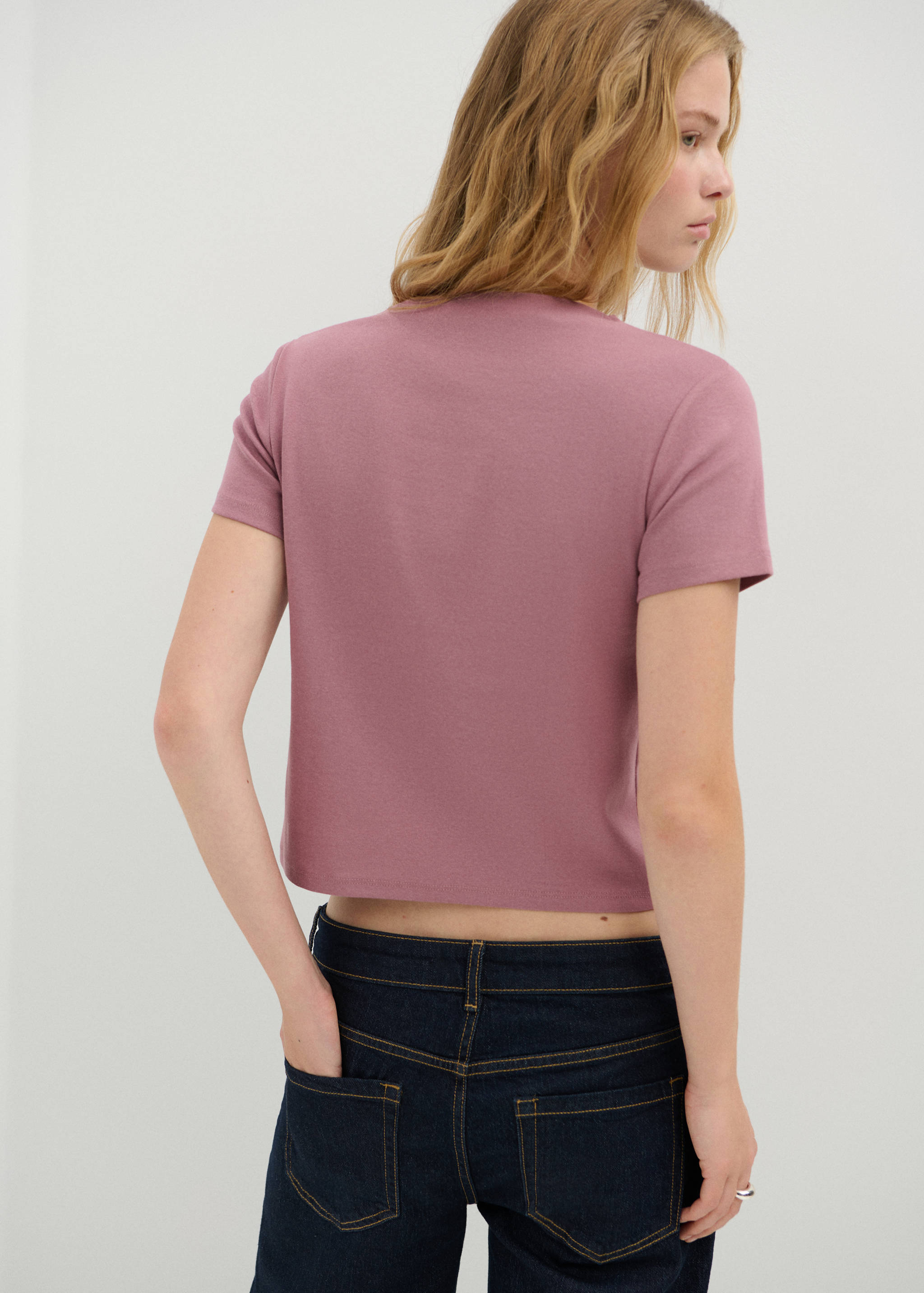 T-shirt with stud detailing - Reverse of the article
