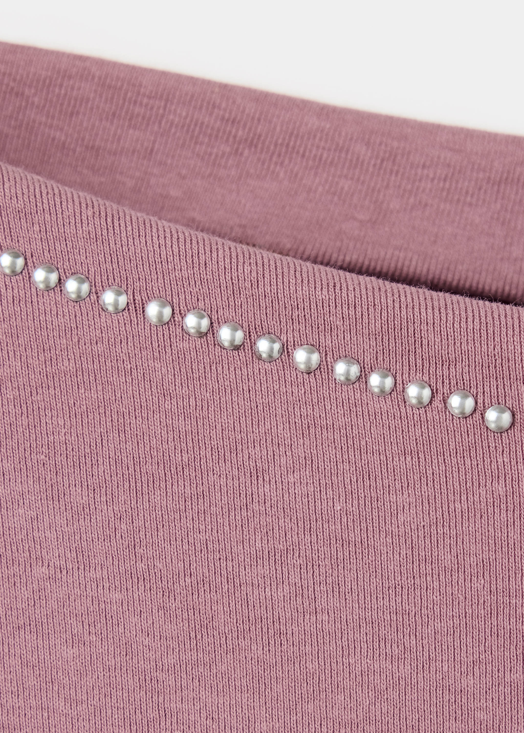 T-shirt with stud detailing - Details of the article 0