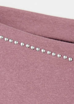 T-shirt with stud detailing — Pastel Pink 7