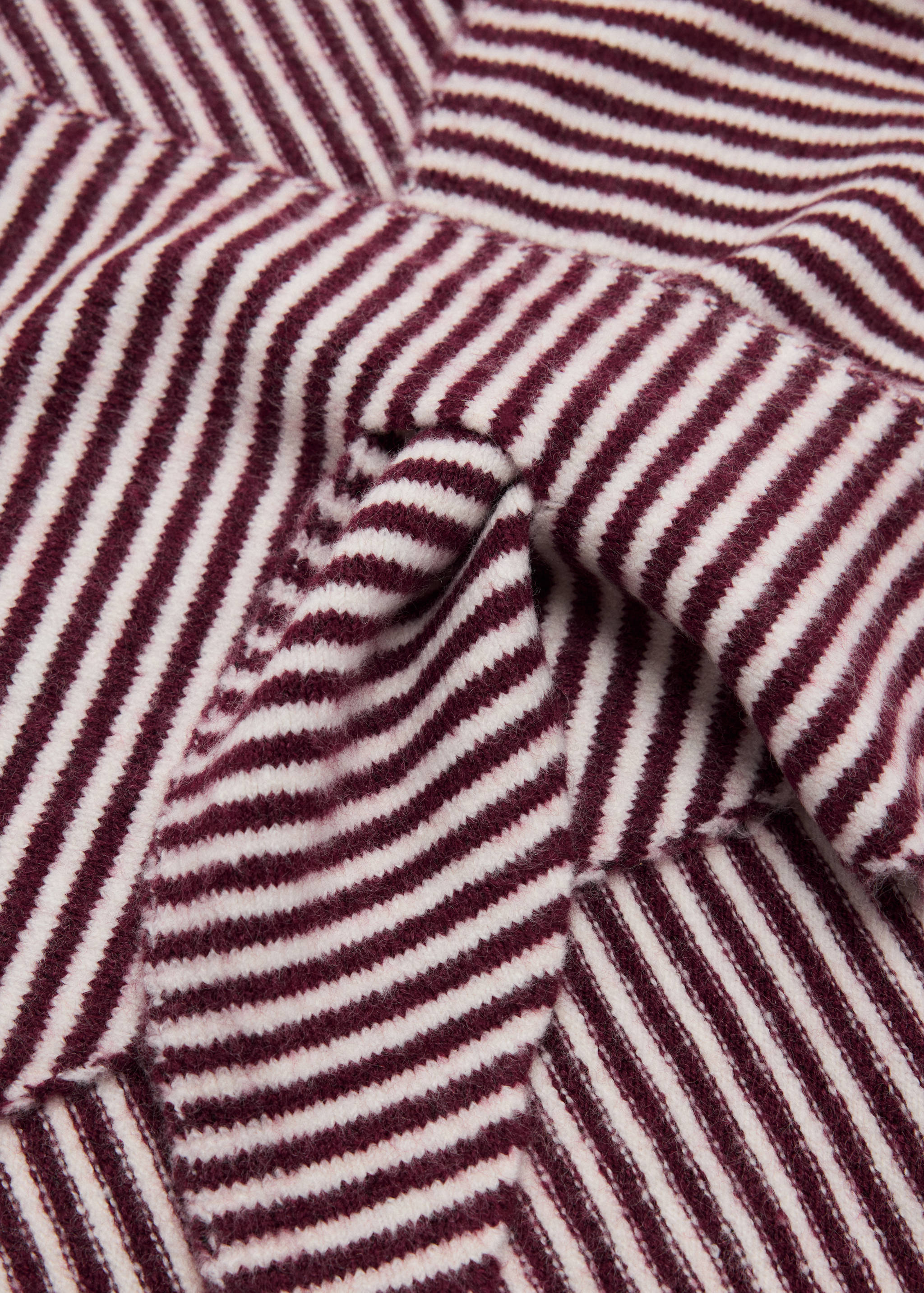 Striped knit bandana - Medium plane