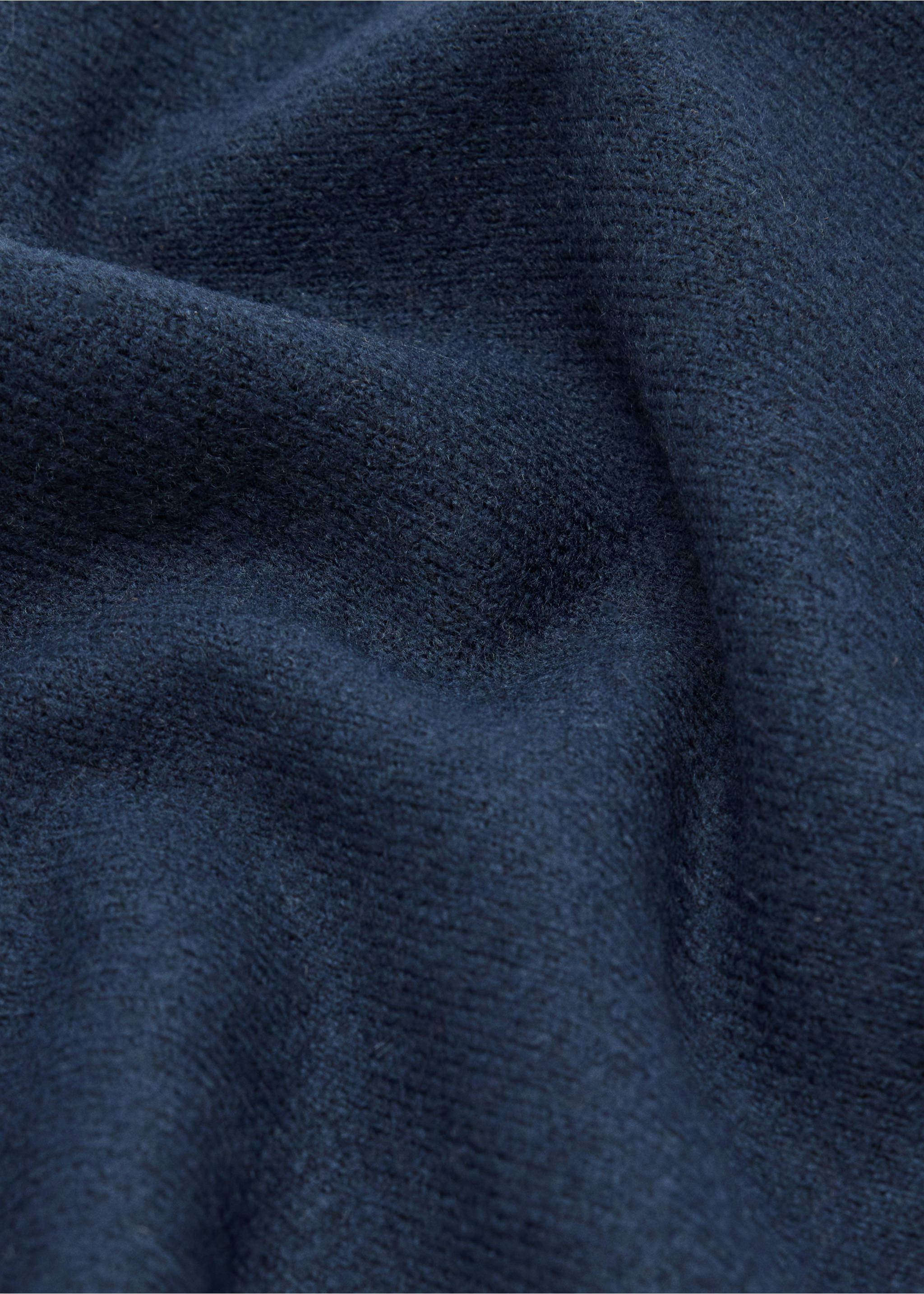 Knitted bandana - Details of the article 1, Navy. Ref: 37045859-00.