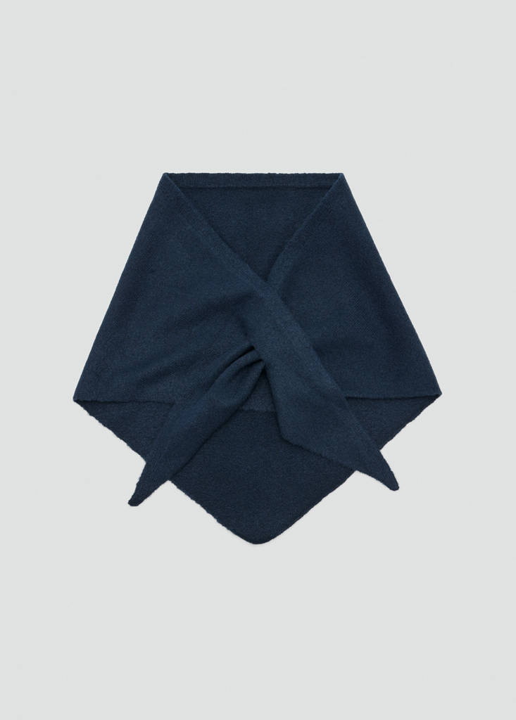 Knitted bandana — Navy