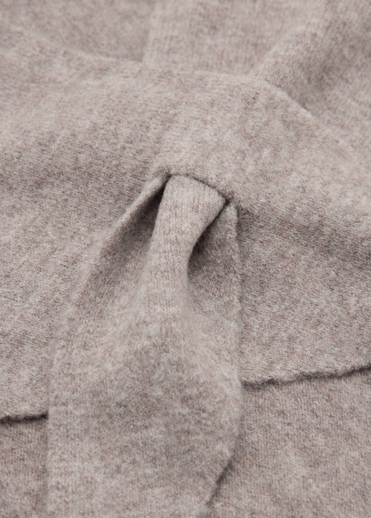 Knitted bandana — Sand