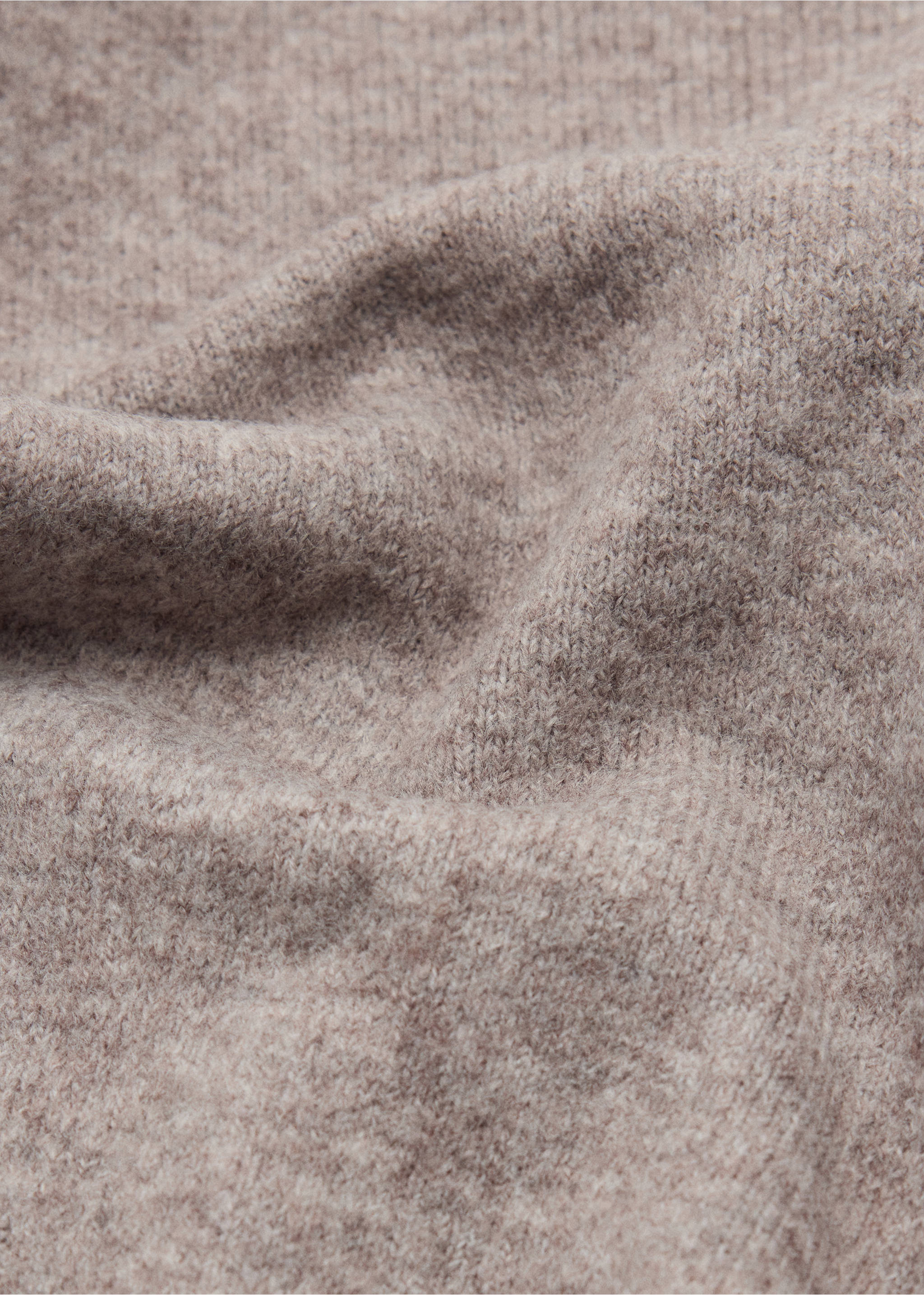 Knitted bandana - Details of the article 1, Sand. Ref: 37045861-00.