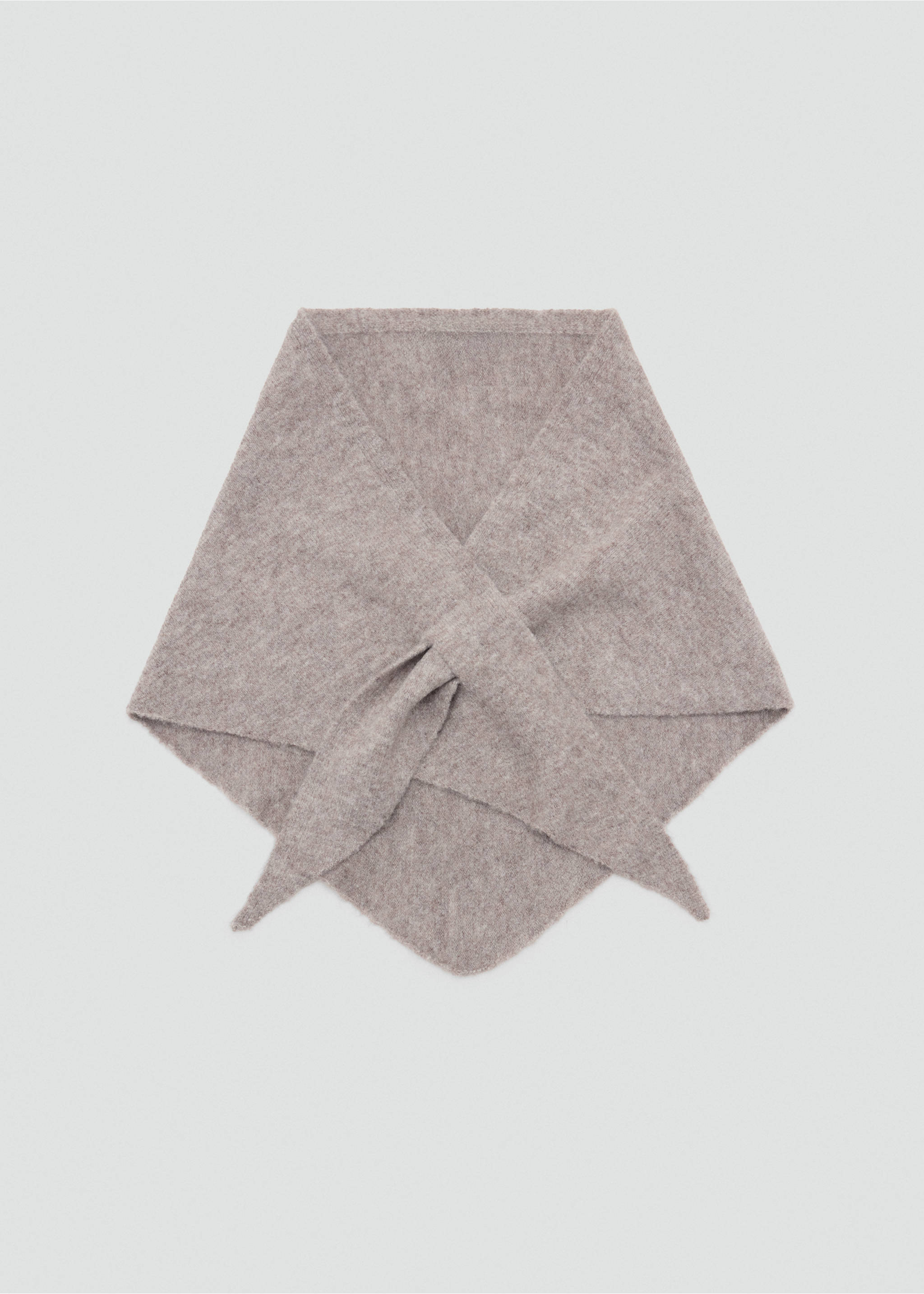 Knitted bandana - Article without model, Sand. Ref: 37045861-00.