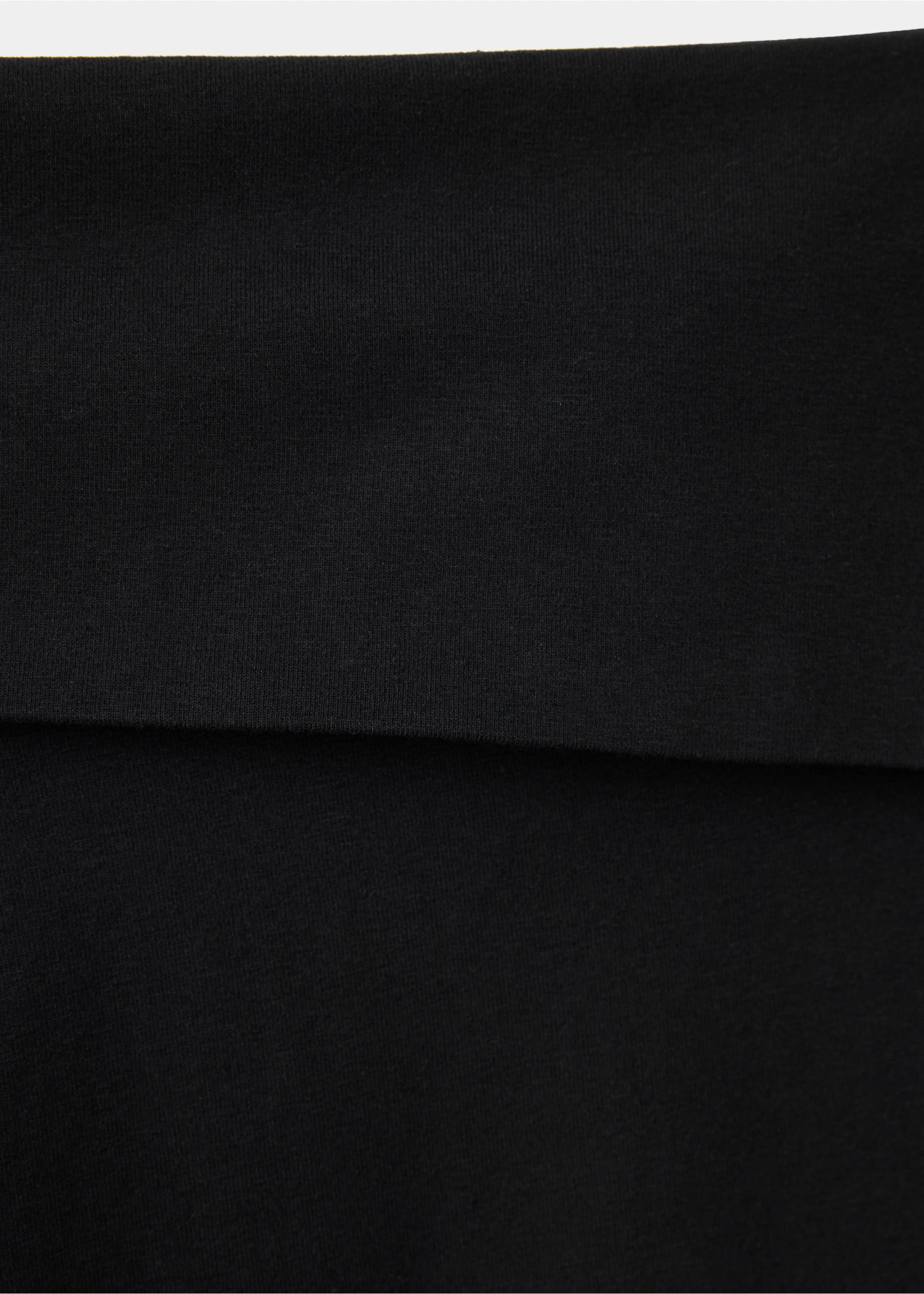 Pantalon taille retournée - Détail de l'article 8, Noir. Ref: 37045862-00.