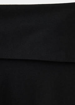 Fold-over waist leggings — Black 5