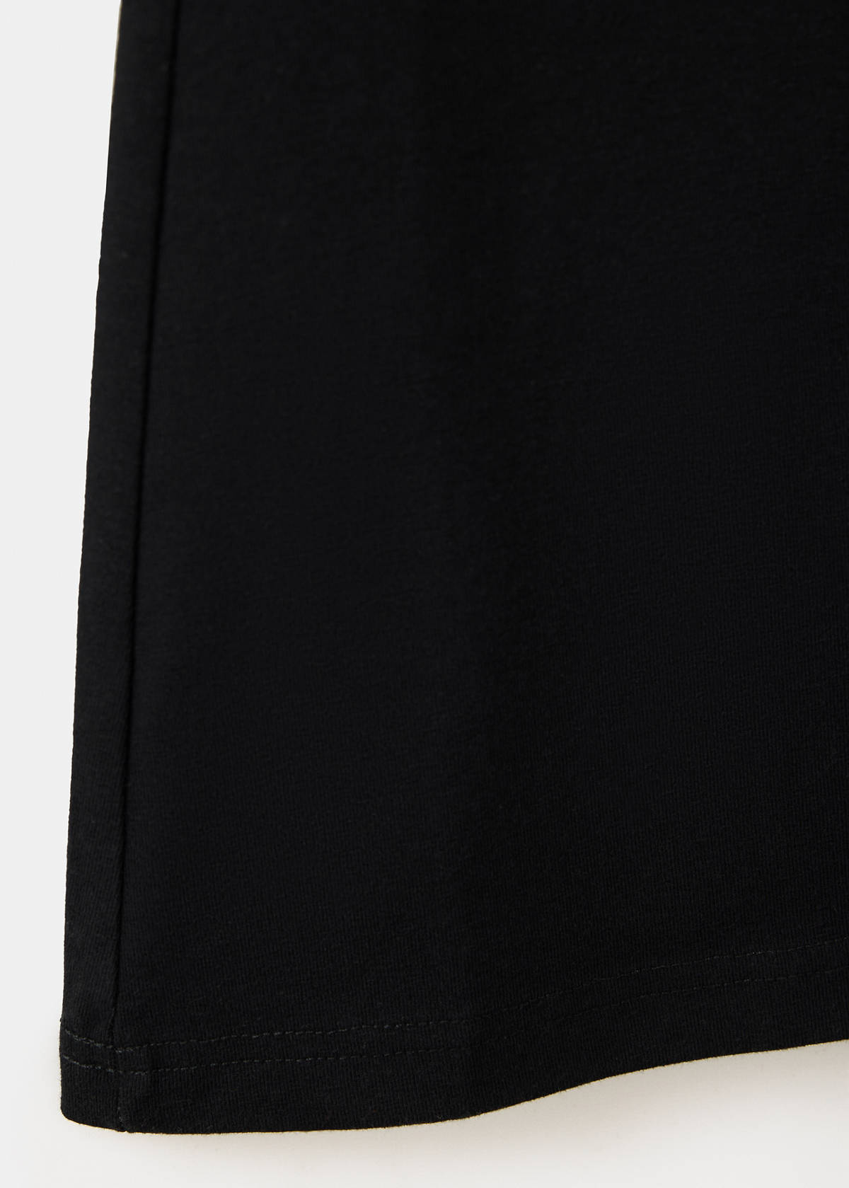 Fold-over waist leggings — Black