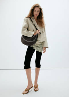 Studded shoulder bag — Chocolate 6