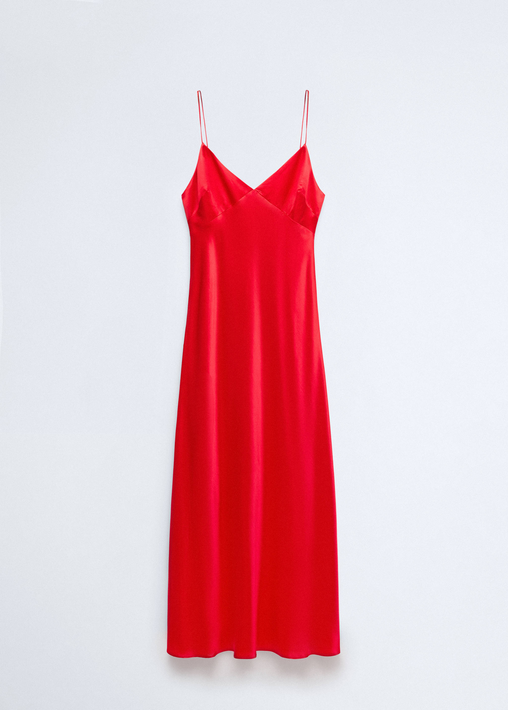Silk V-neck dress - Article without model