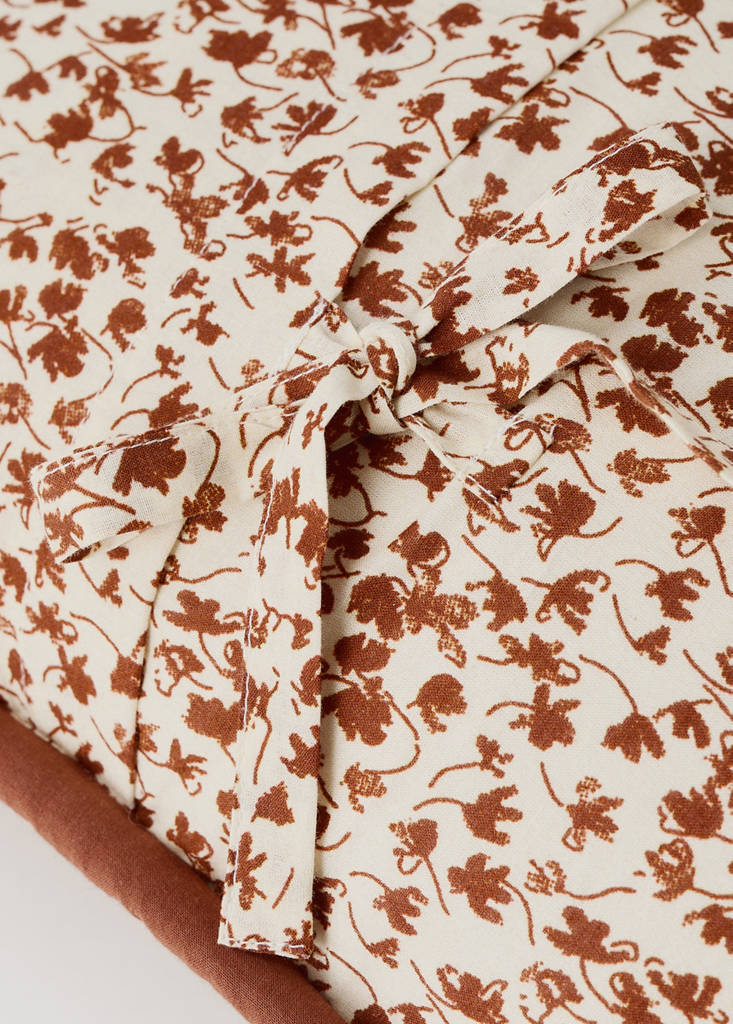 Quilted cushion cover 30 x 40 cm — Russet