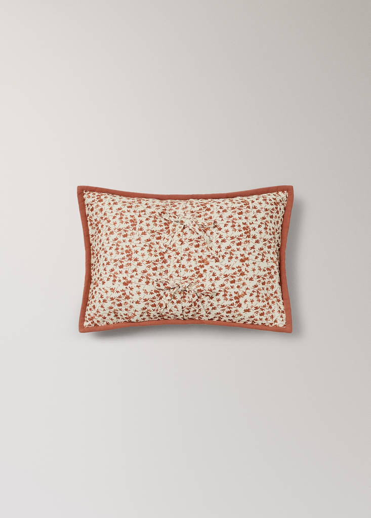 Quilted cushion cover 30 x 40 cm — Russet