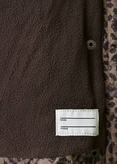 Leopard print padded anorak — Brown 4