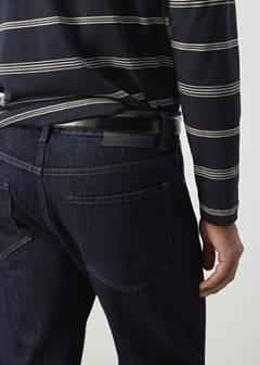 Pola selvedge regular-fit jeans — Open Blue 6