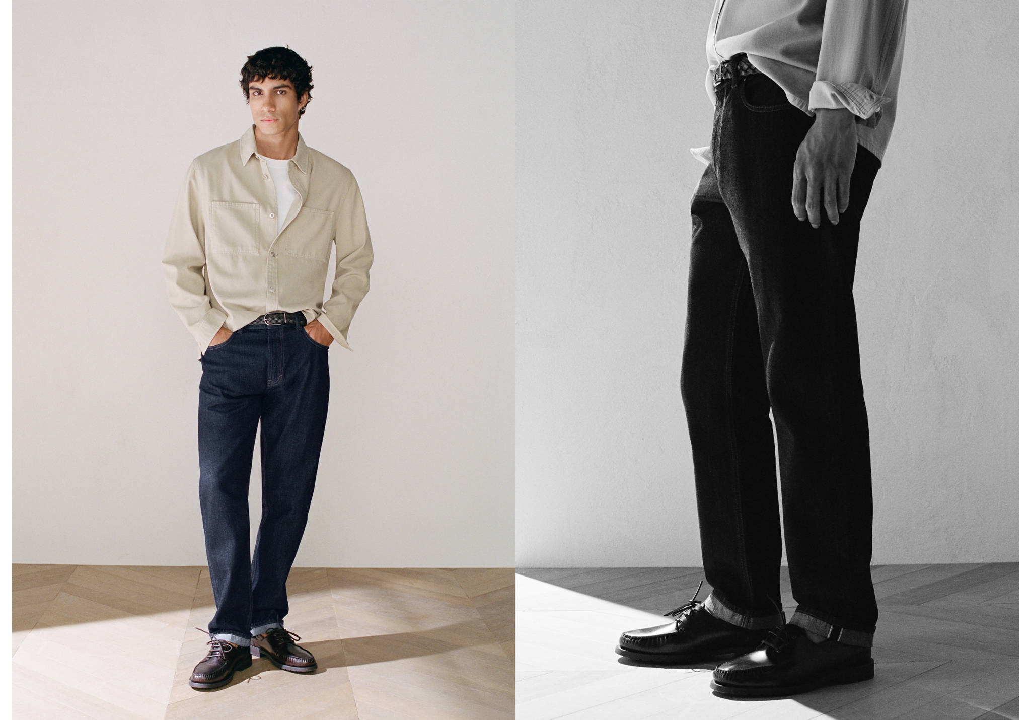 Jean regular fit 100 % coton - Plan panoramique