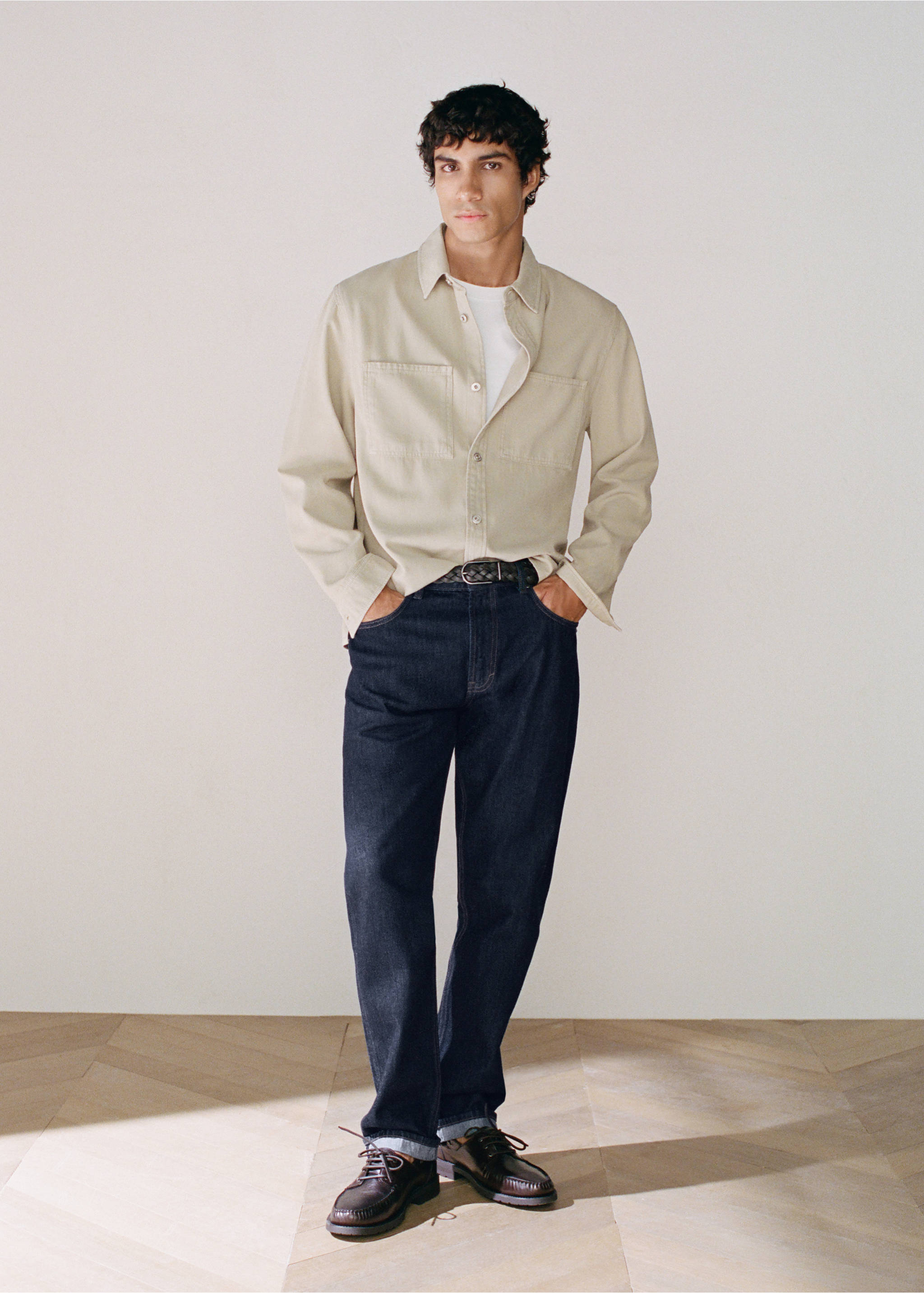 Jeans regular fit 100% algodón - Detalle del artículo 7, Azul. Ref: 37045974-00.