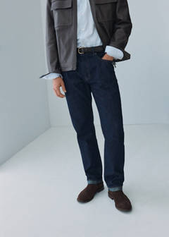 Pola selvedge regular-fit jeans — Open Blue 14