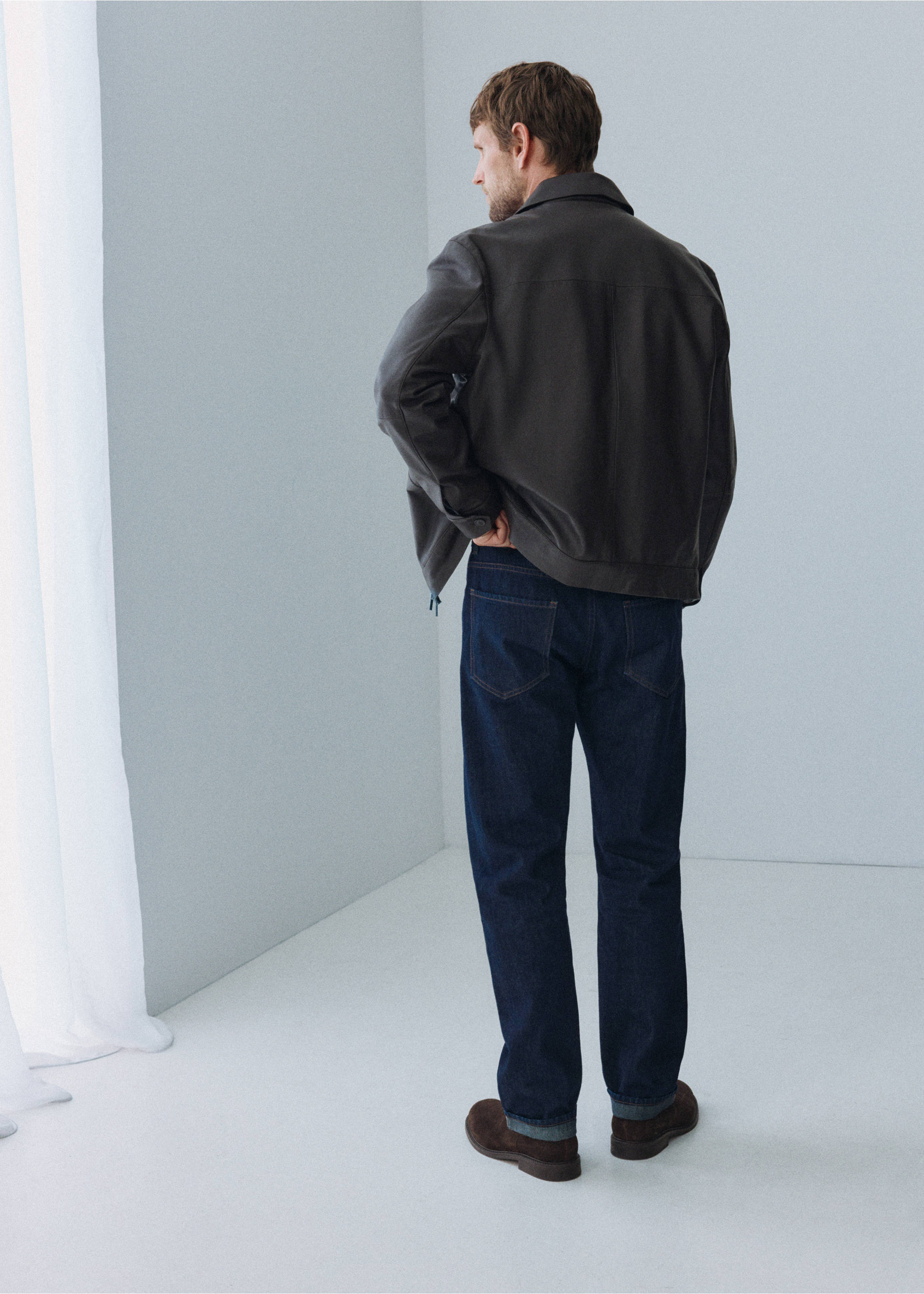 Pola selvedge regular-fit jeans - Reverse of the article, Open Blue. Ref: 37045974-01.