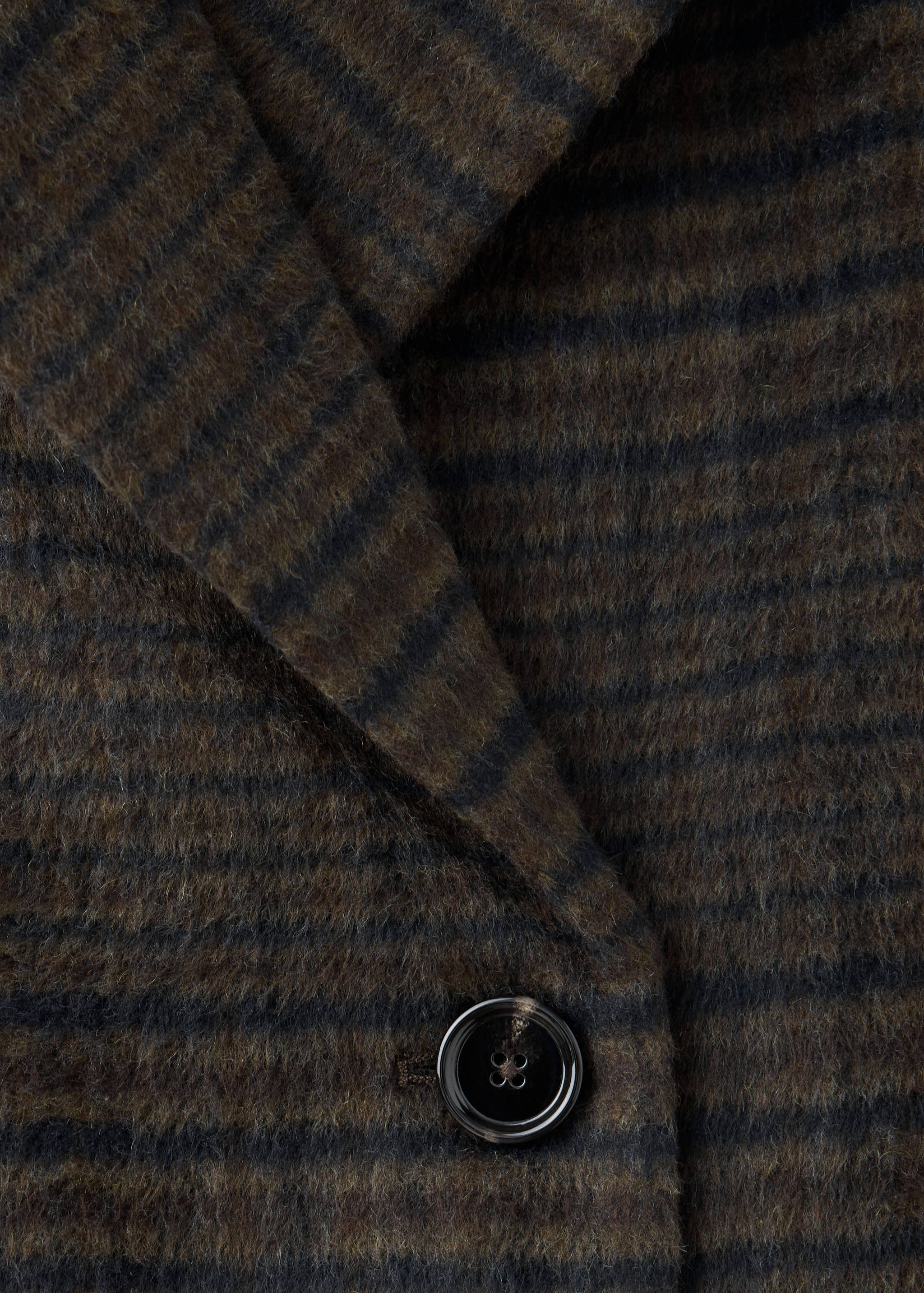 Wool-blend check coat - Details of the article 0