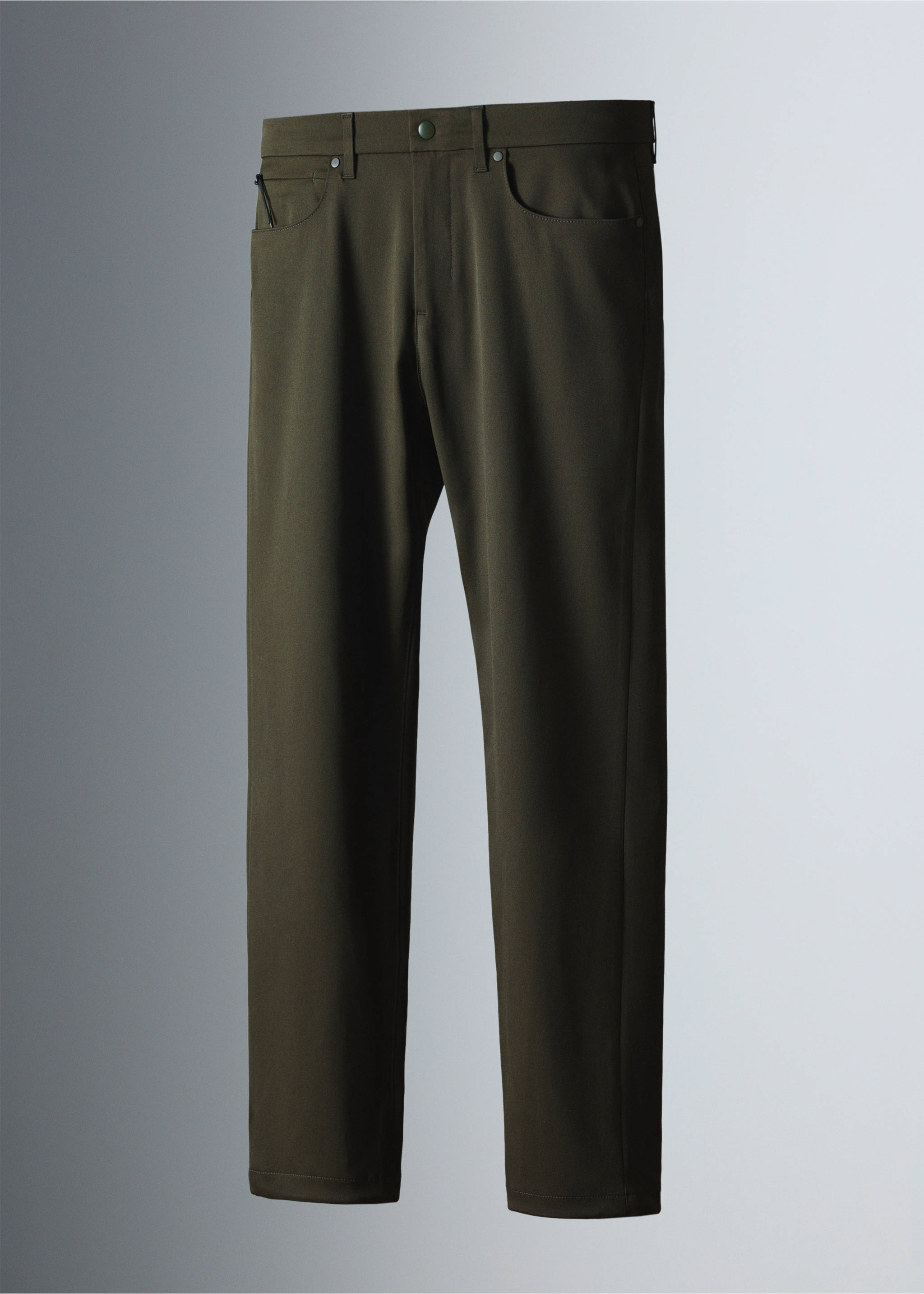 Regular fit Thermolite® trousers - Details of the article 5, Khaki. Ref: 37045977-00.