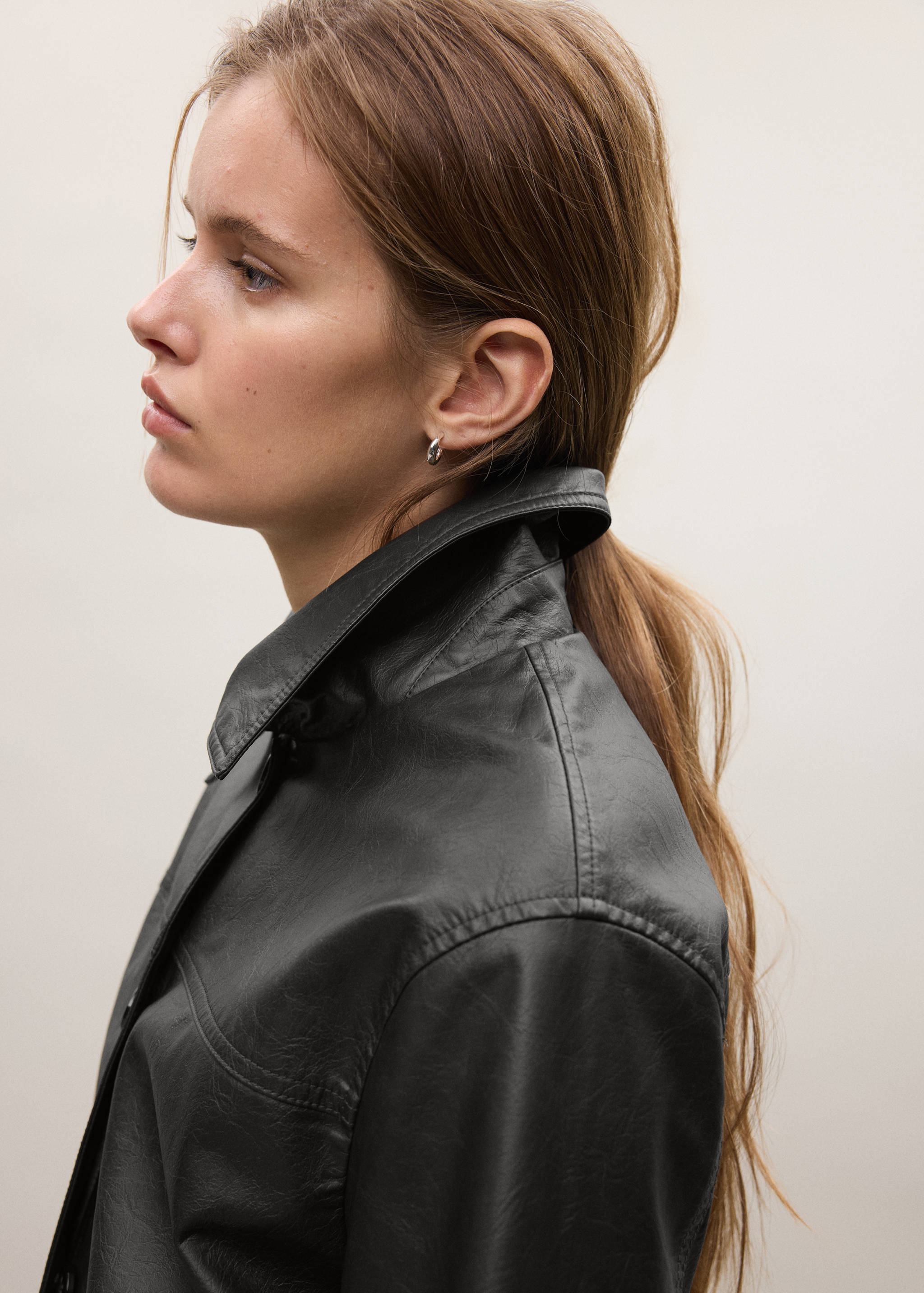 Veste similicuir boutons - Détail de l'article 1